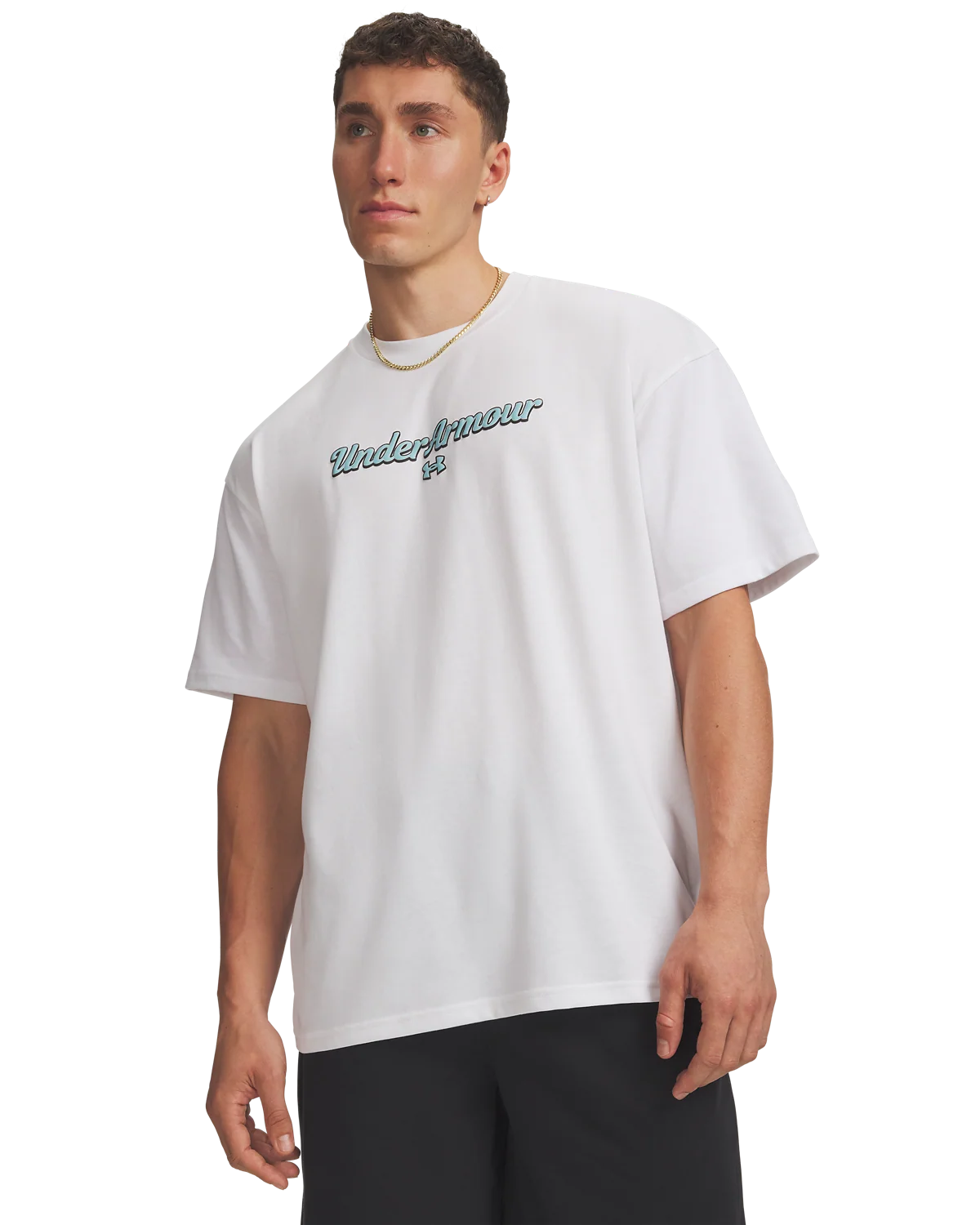 Men's UA Heavyweight Wordmark Short Sleeve