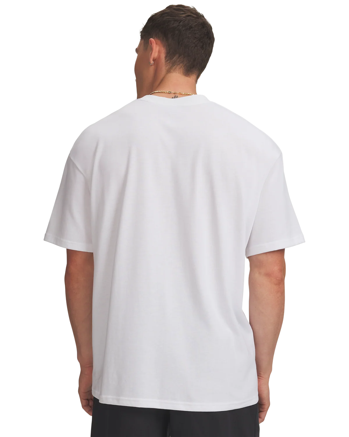 Men's UA Heavyweight Wordmark Short Sleeve - Image 2