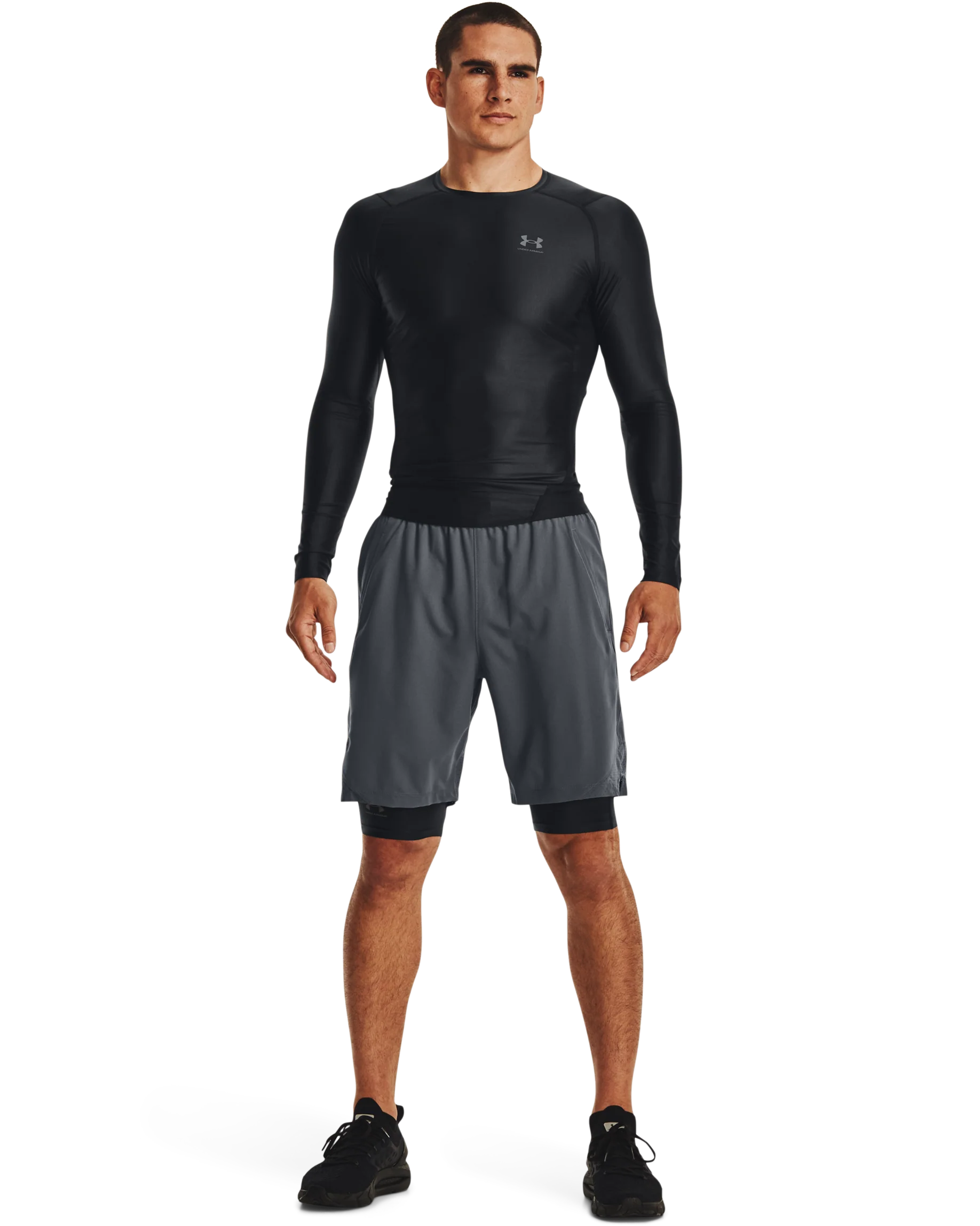 Men's UA HG Iso-Chill Long Shorts - Image 3