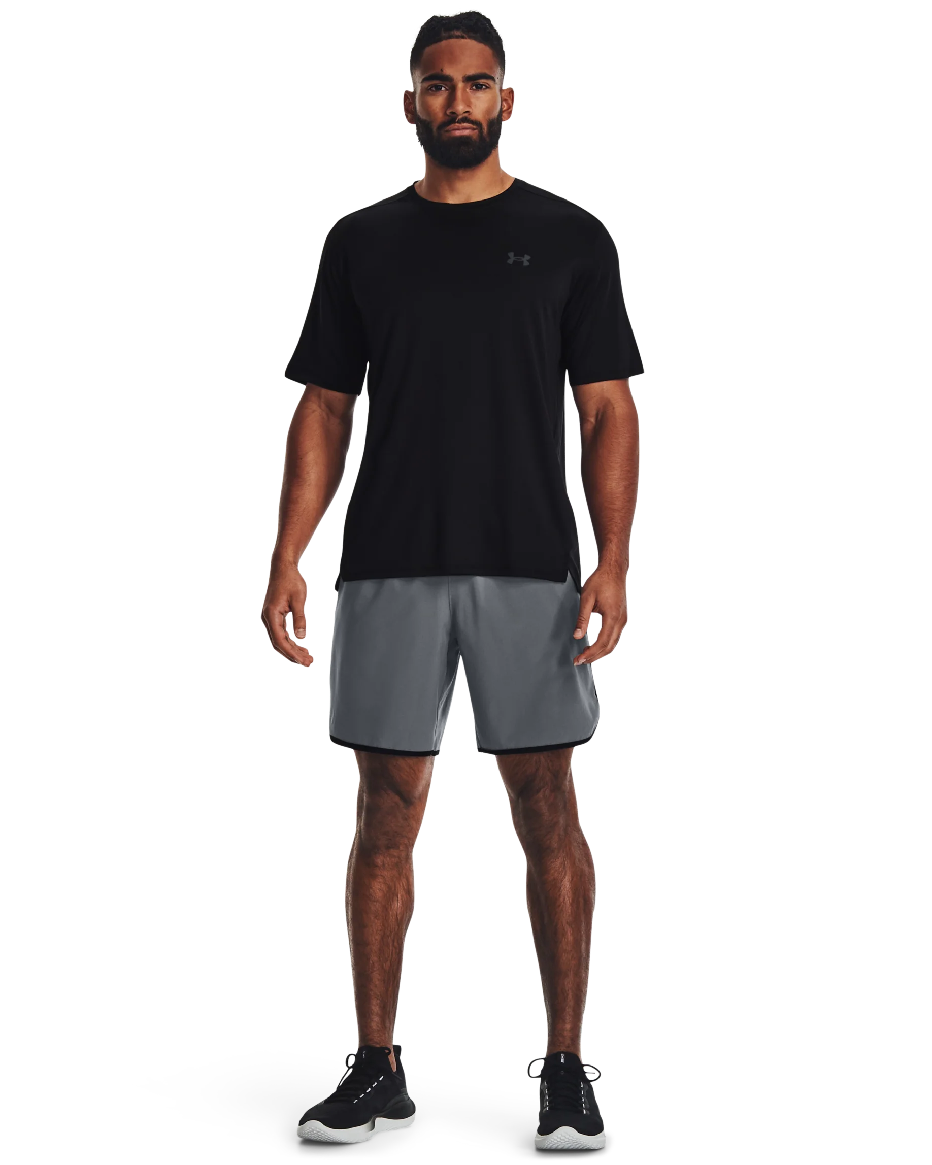 Men's UA HIIT Woven 8inch Shorts - Image 4