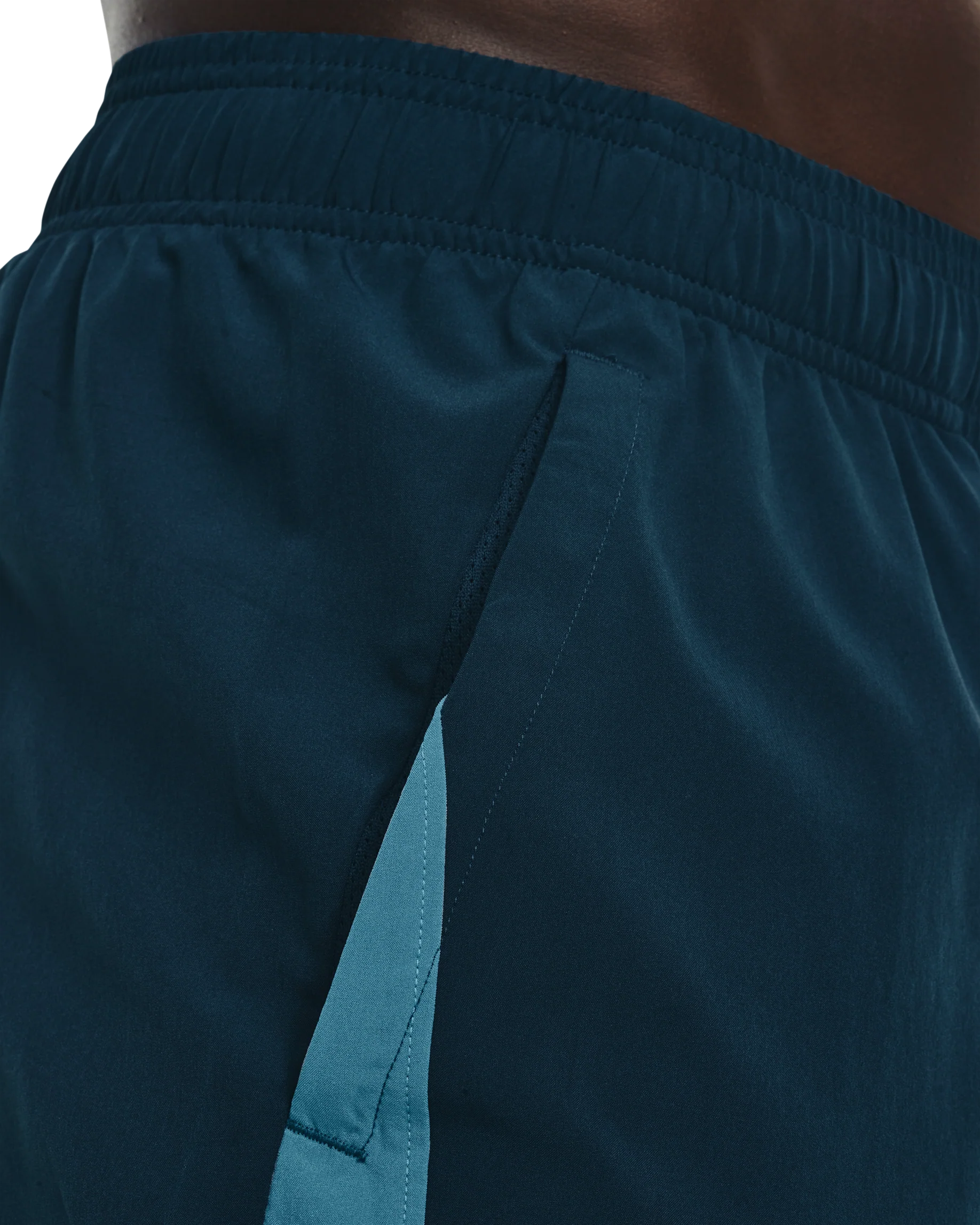 Men's UA HIIT Woven Colorblock Shorts - Image 8