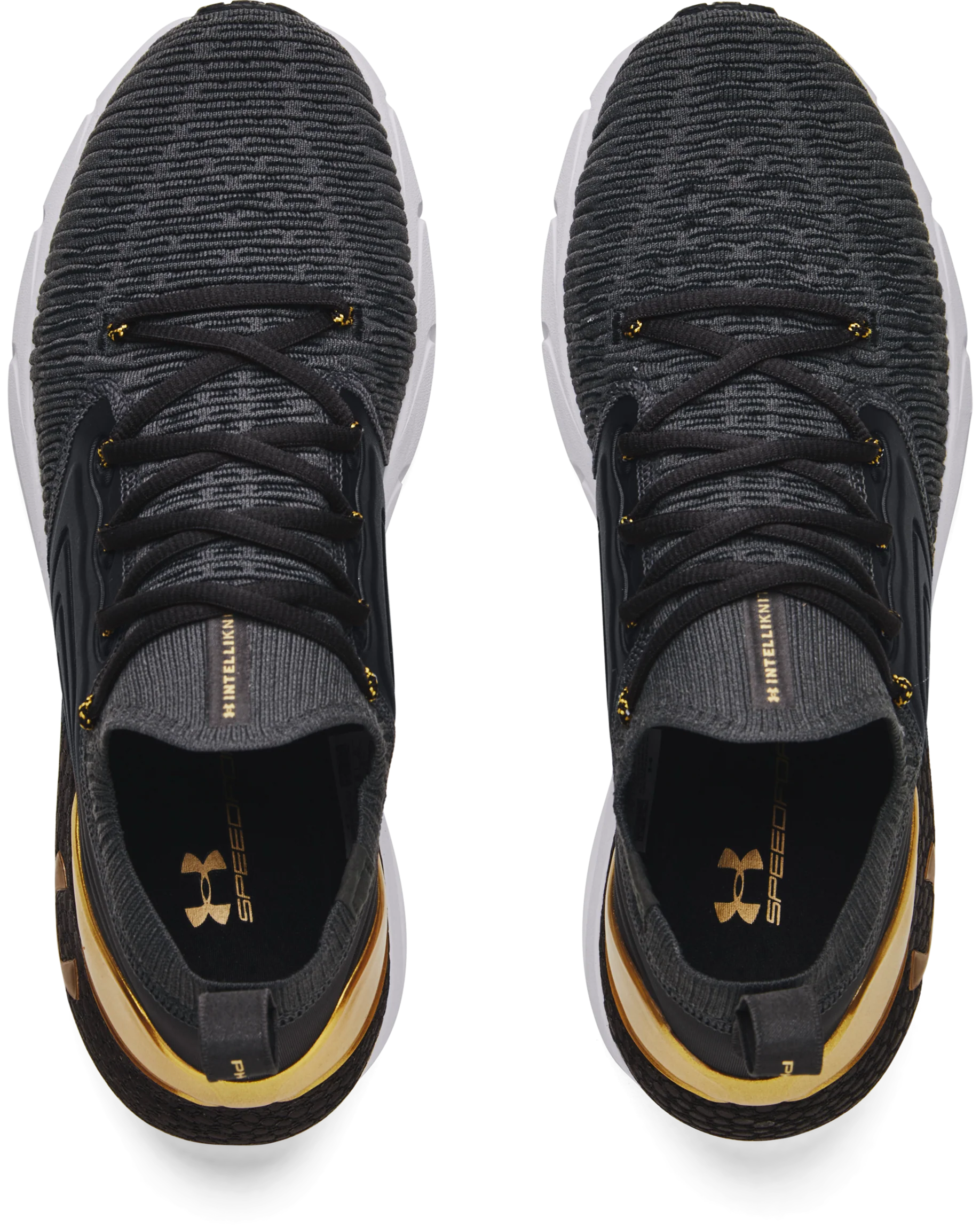 Men's UA HOVR™ Phantom 2 IntelliKnit Metallic Running Shoes - Image 4