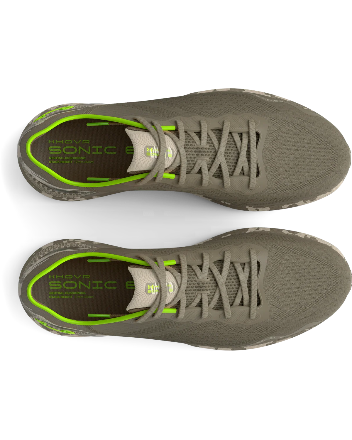 Men's UA HOVR™ Sonic 6 Camo Running Shoes - Image 4