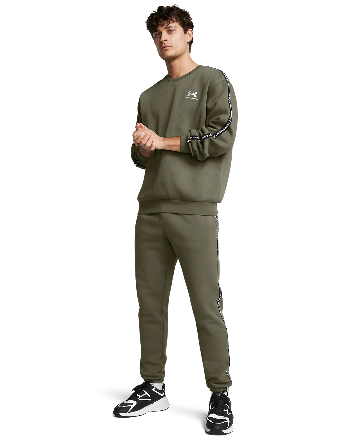 Men's UA Icon Fleece Taping Joggers - Image 4