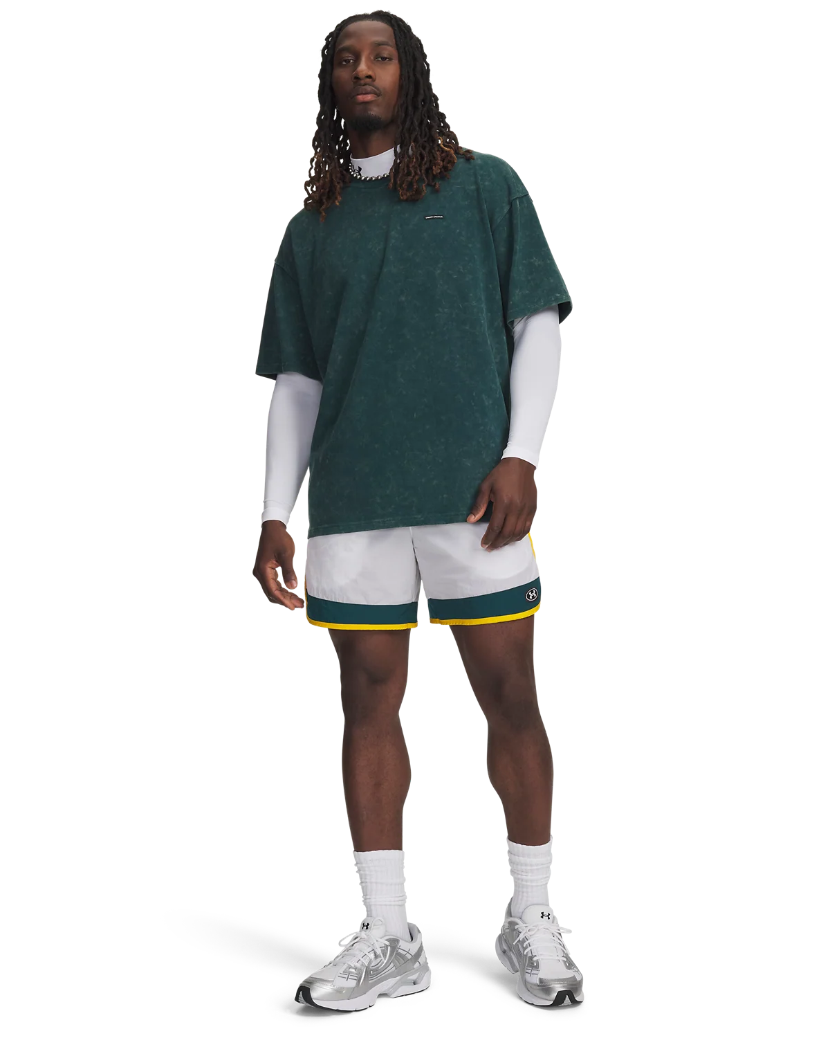Men's UA Icon Woven Track Shorts - Image 3