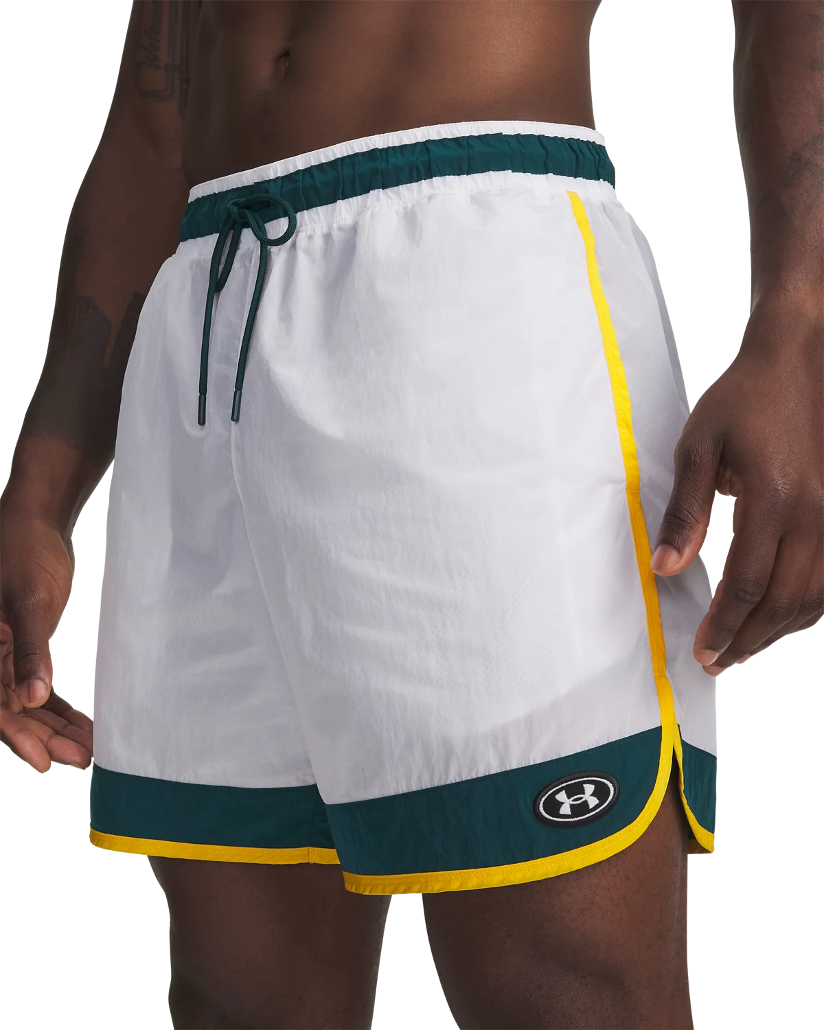Men's UA Icon Woven Track Shorts - Image 4