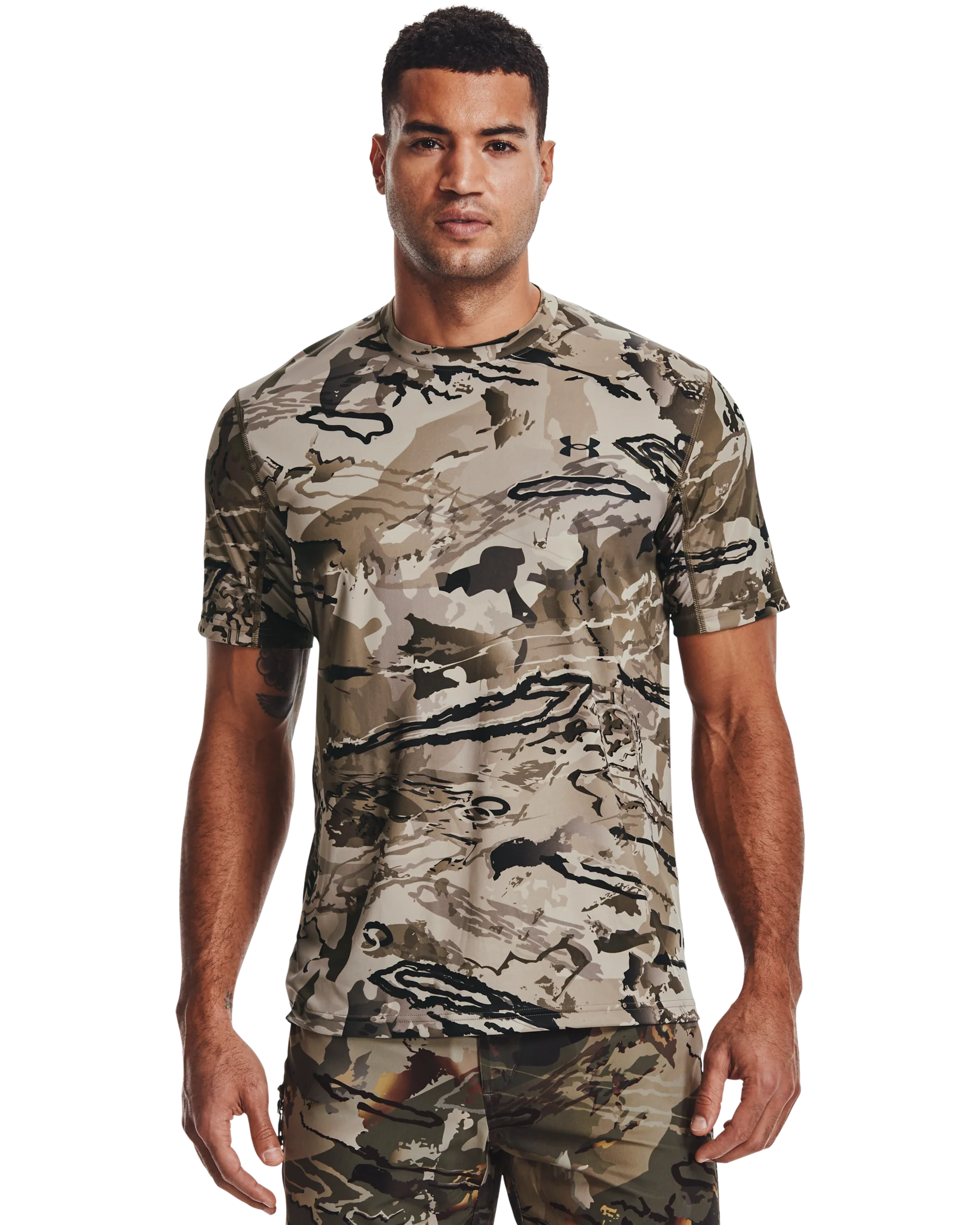 Men's UA Iso-Chill Brush Line Short Sleeve