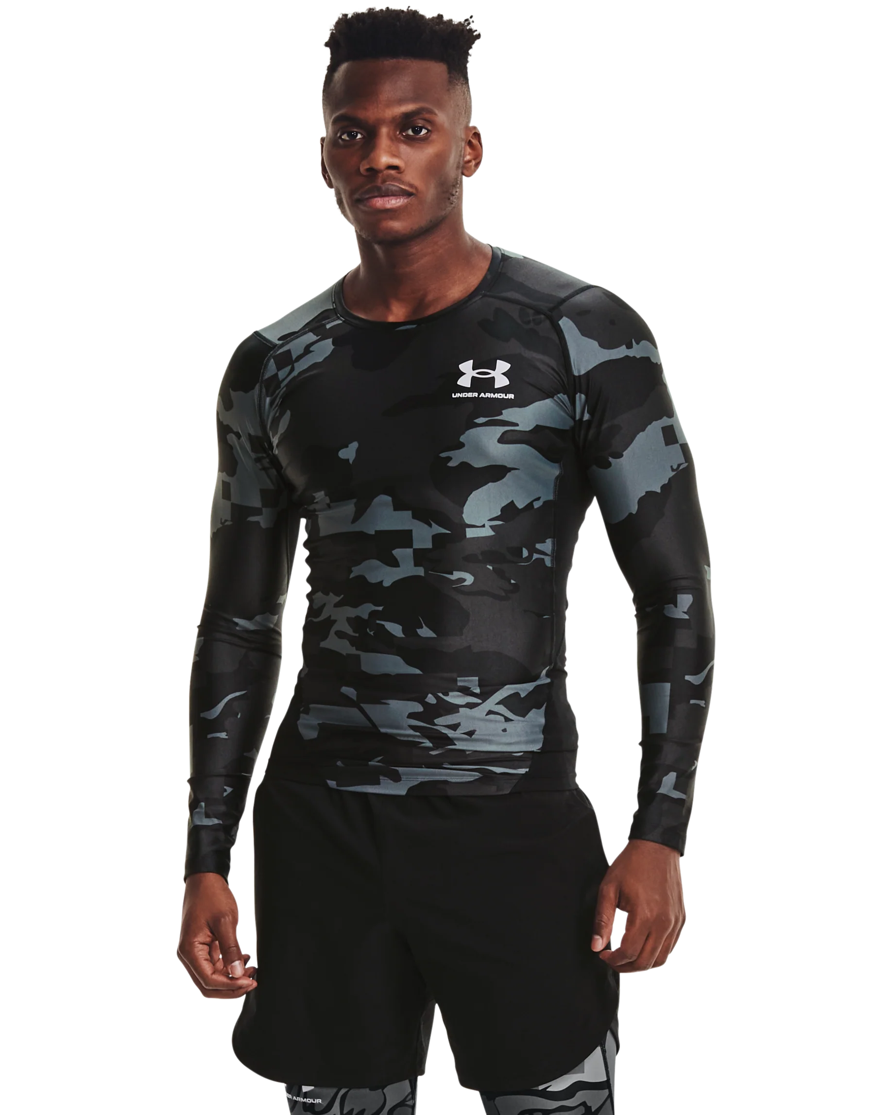 Men's UA Iso-Chill Compression Printed Long Sleeve