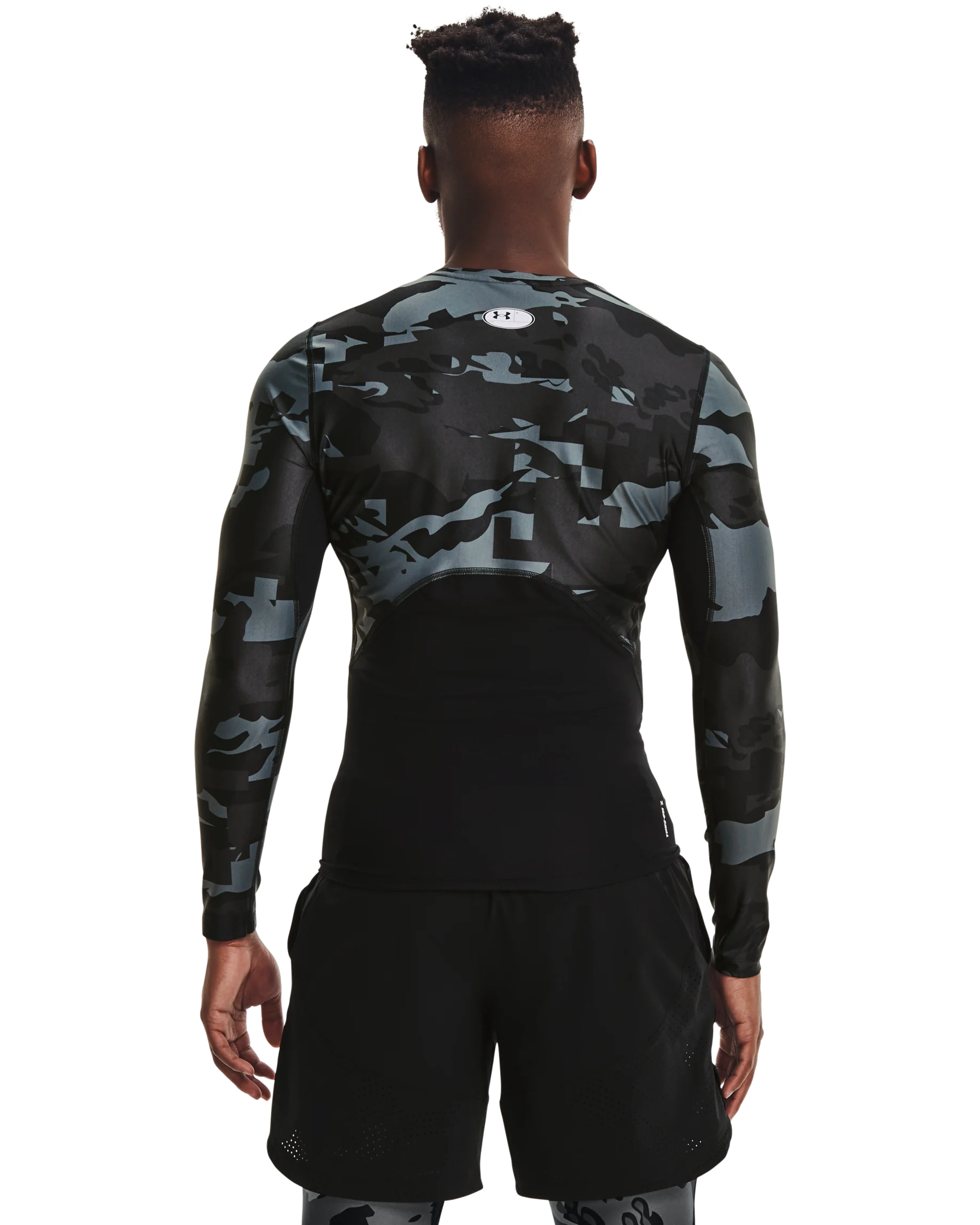 Men's UA Iso-Chill Compression Printed Long Sleeve - Image 2
