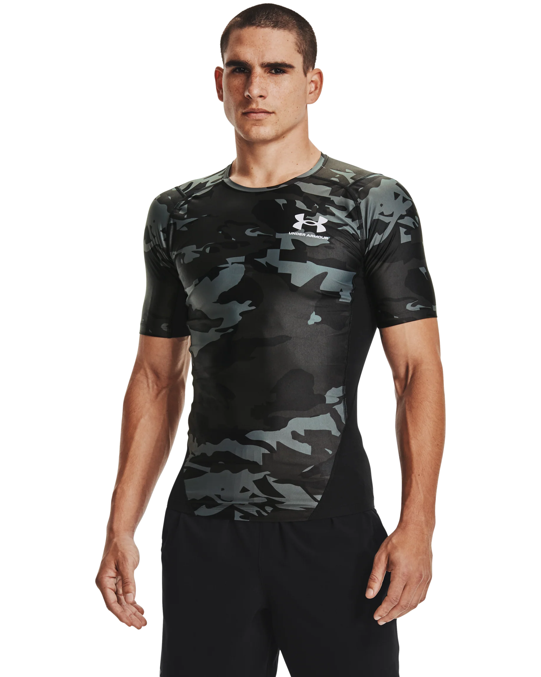 Men's UA Iso-Chill Compression Printed Short Sleeve