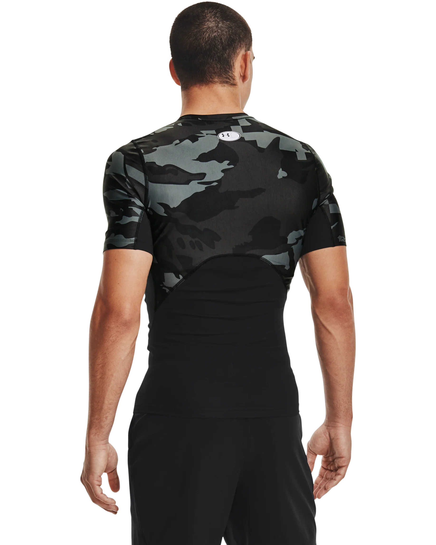 Men's UA Iso-Chill Compression Printed Short Sleeve - Image 2