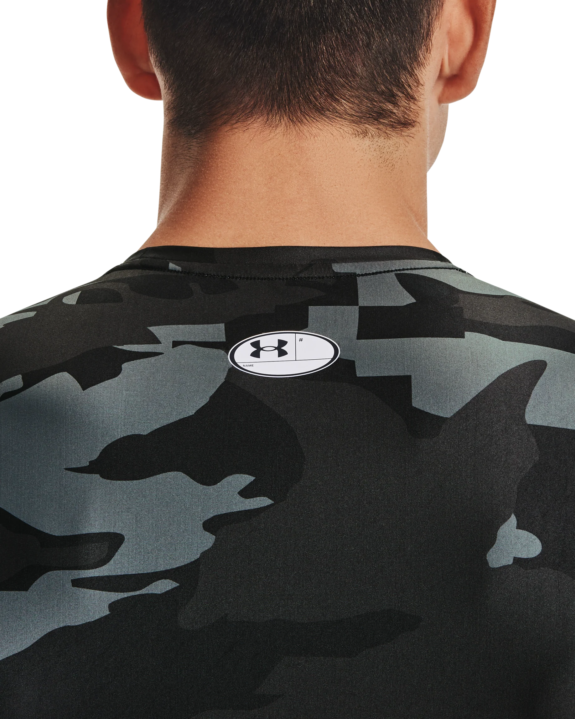 Men's UA Iso-Chill Compression Printed Short Sleeve - Image 5