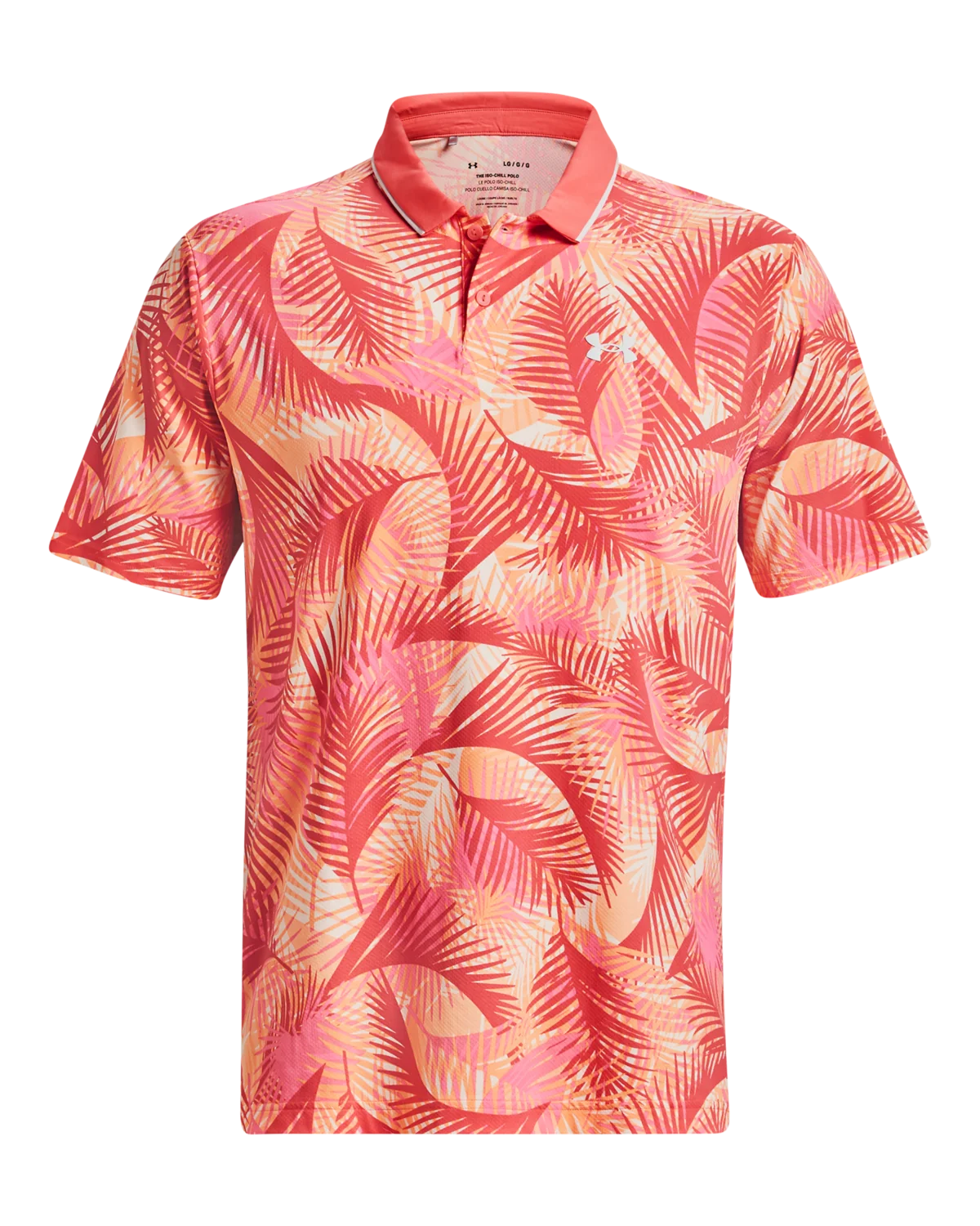 Men's UA Iso-Chill Graphic Palm Polo - Image 3