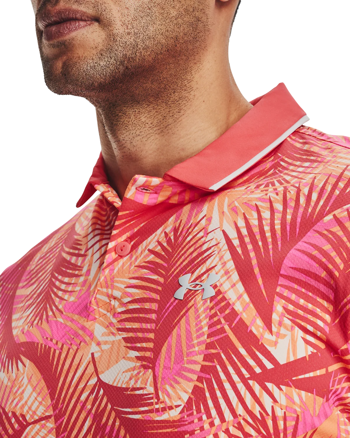 Men's UA Iso-Chill Graphic Palm Polo - Image 5