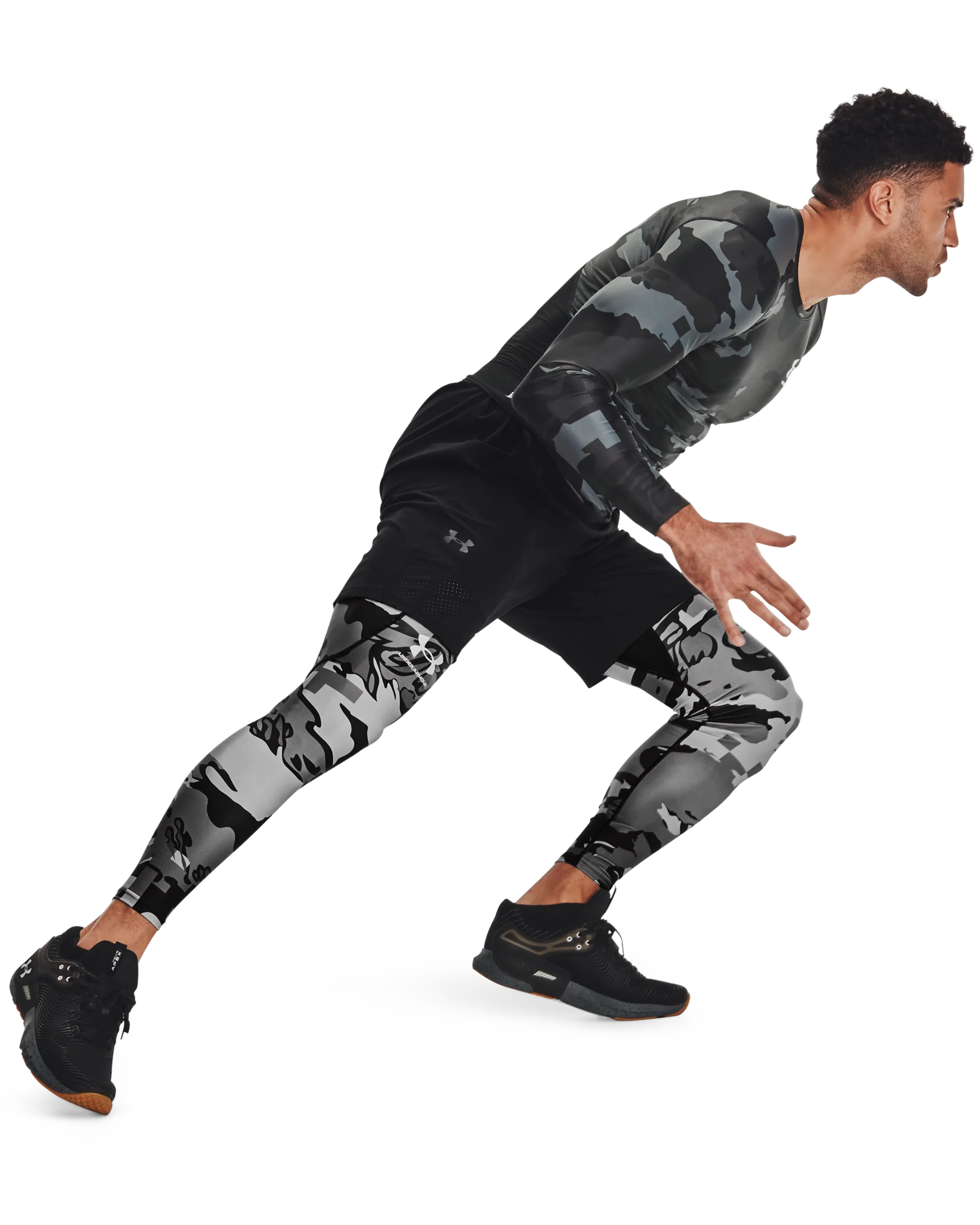 Men's UA Iso-Chill Printed Leggings - Image 6