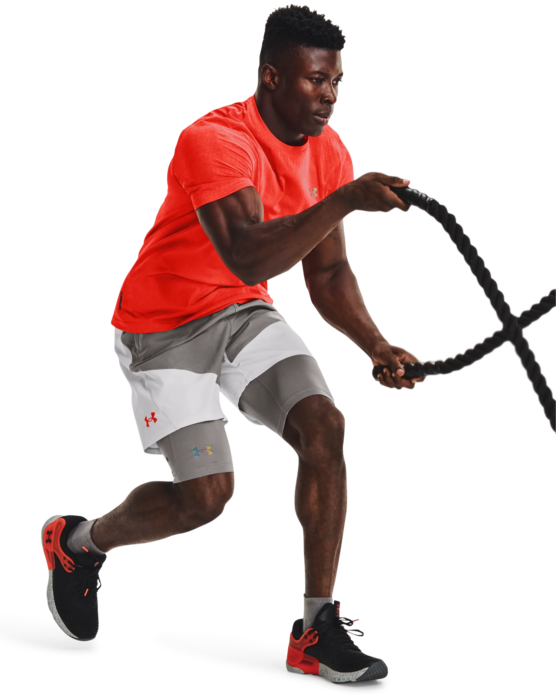 Men's UA Knit Woven Hybrid Shorts - Image 7