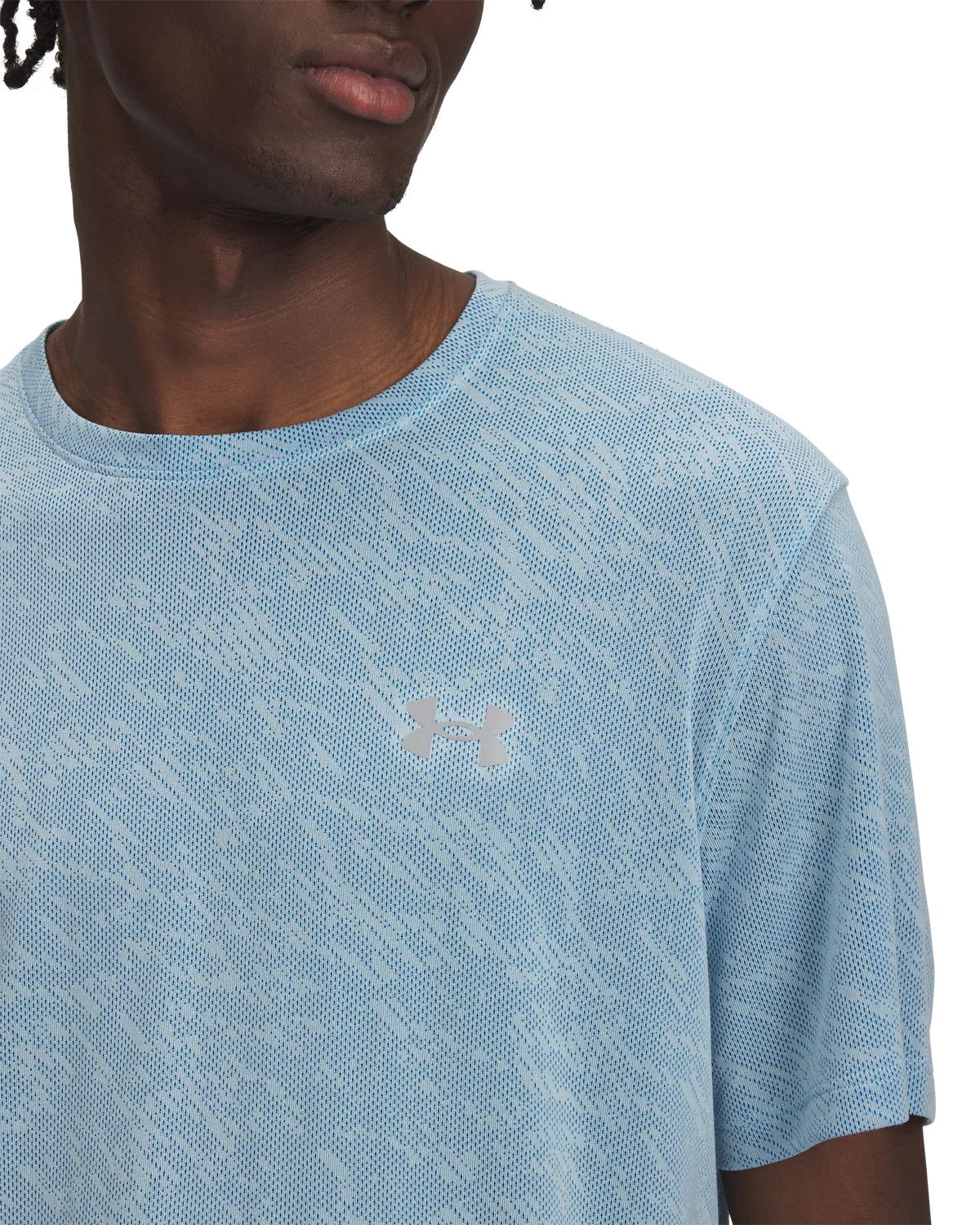 Men's UA Launch Camo Short Sleeve - Image 3