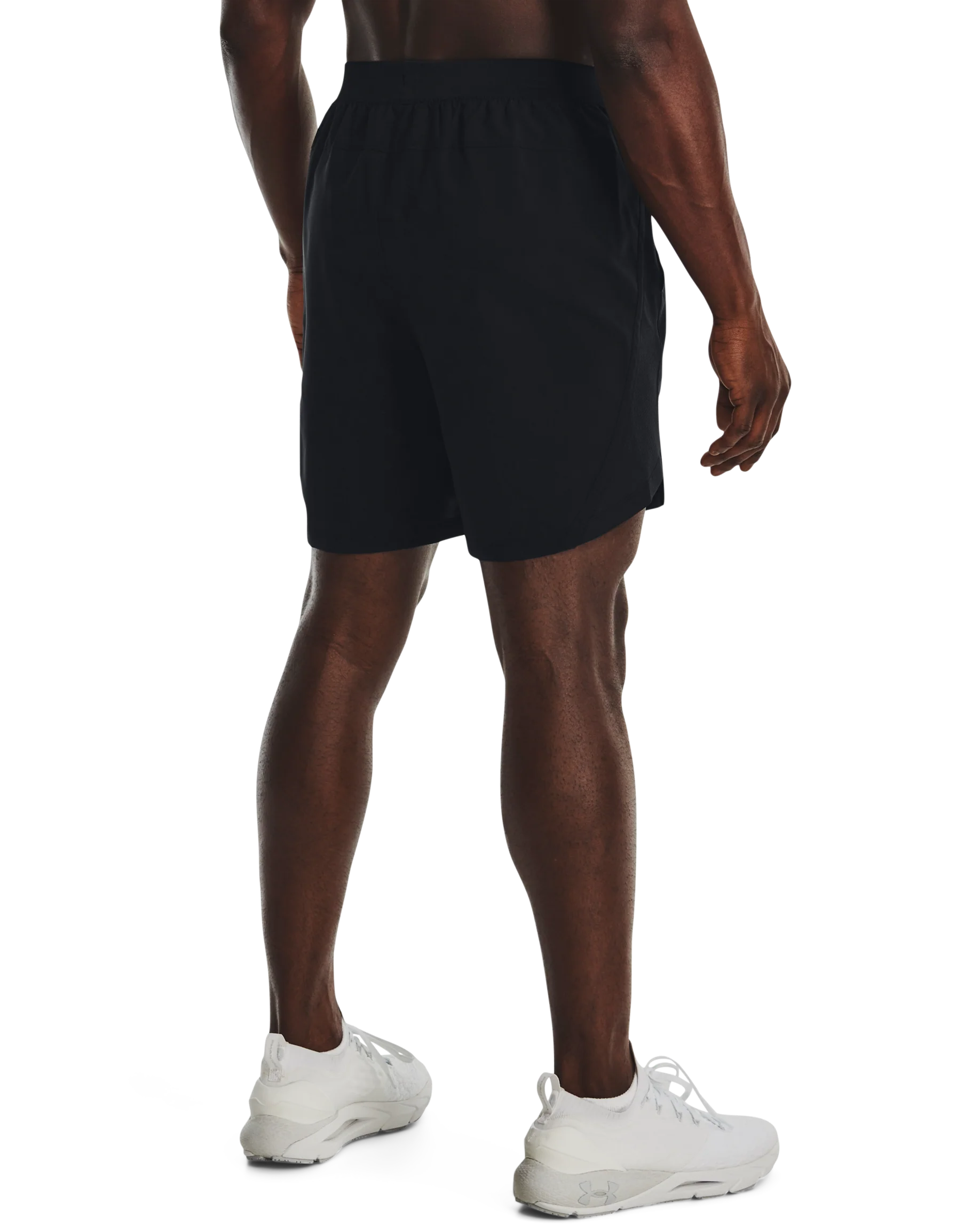 Men's UA Launch SW 7'' Wordmark Shorts - Image 2