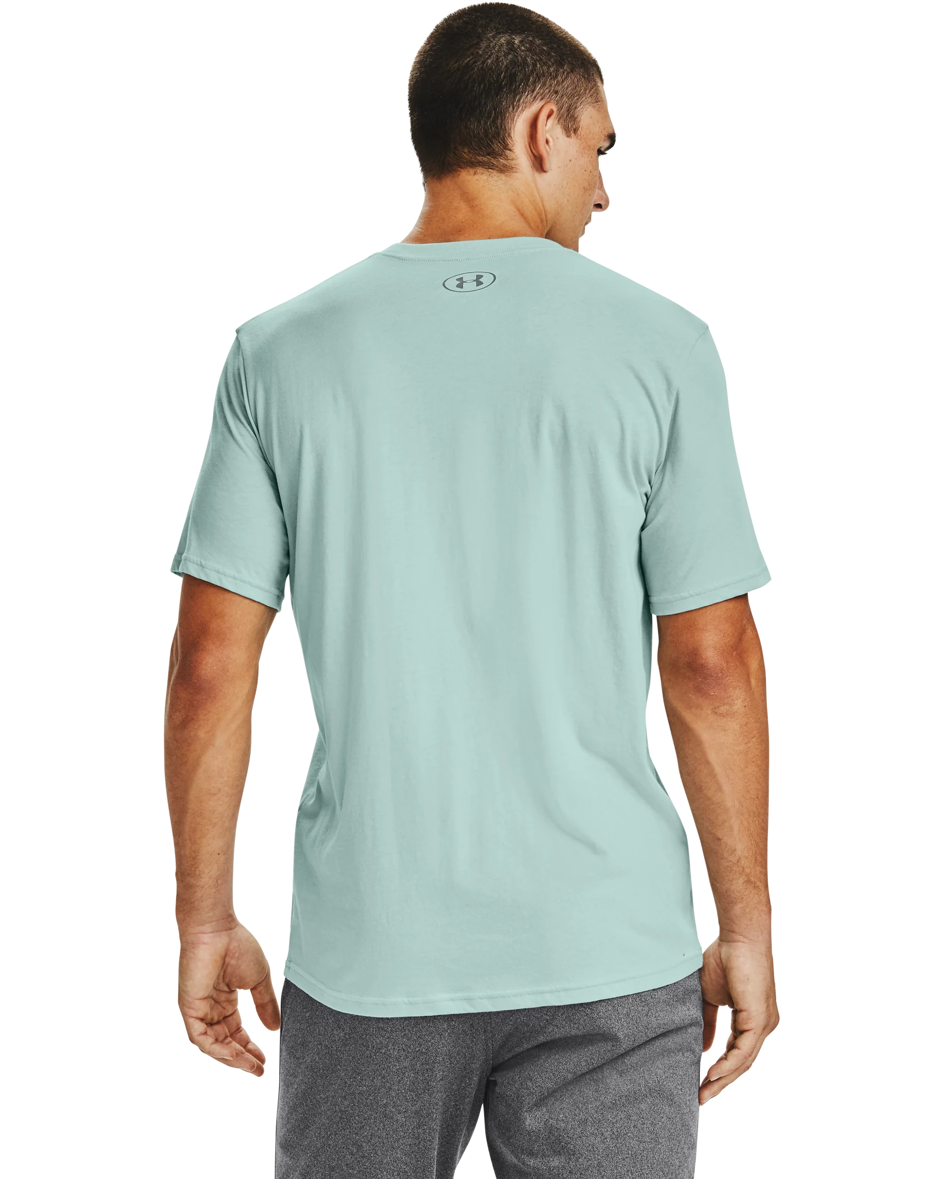 Men's UA Locker Tag Wordmark Short Sleeve - Image 2