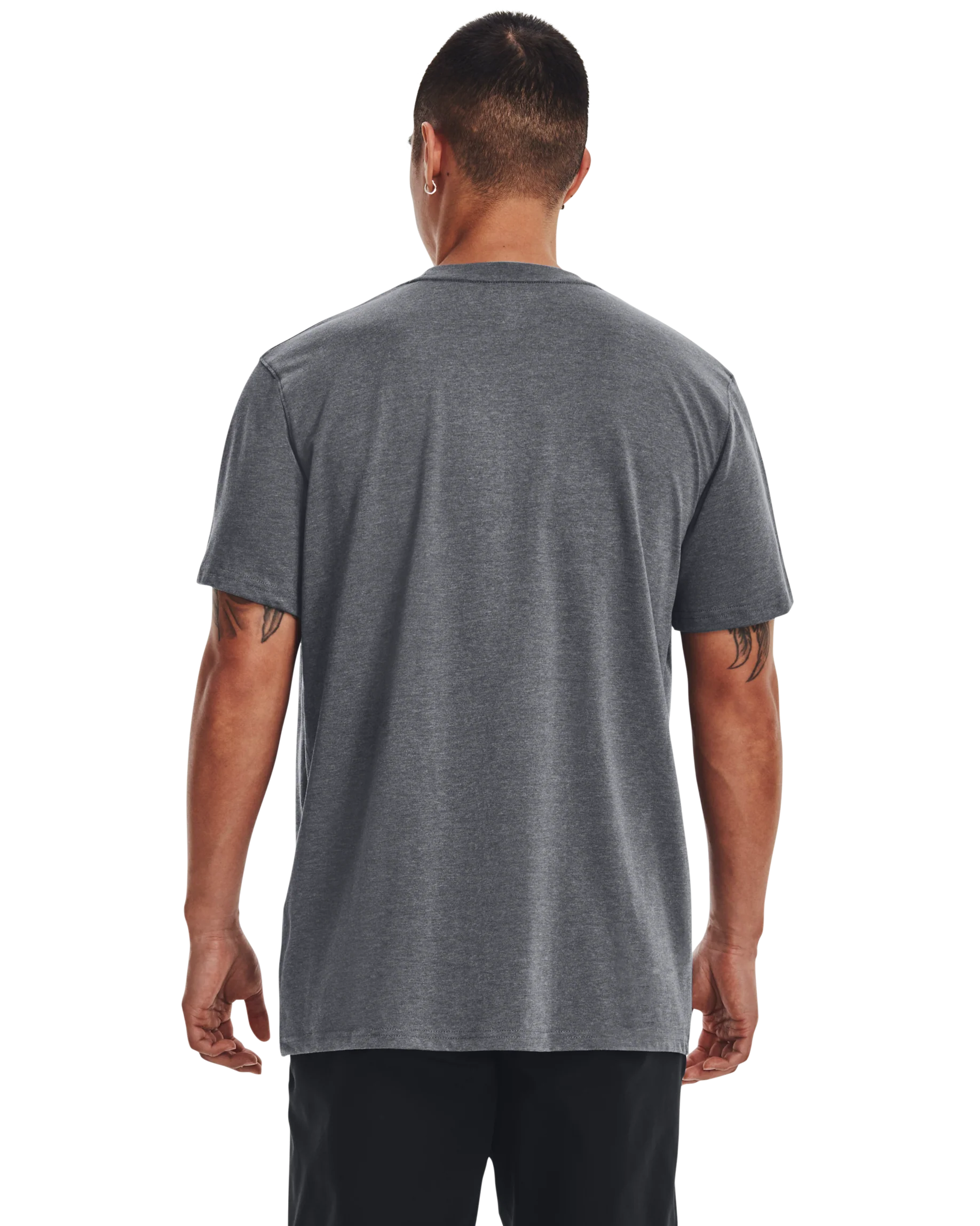 Men's UA Logo Embroided Heavyweight Short Sleeve - Image 2