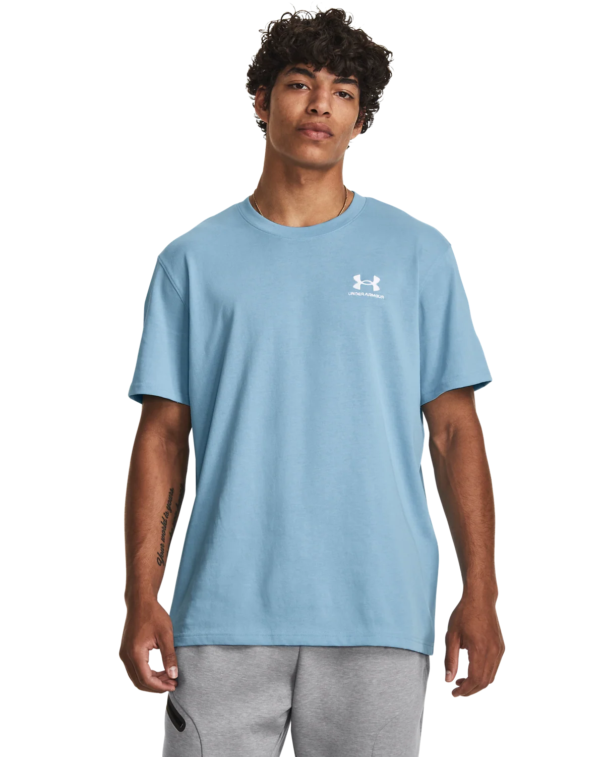 Men's UA Logo Embroidered Heavyweight Short Sleeve