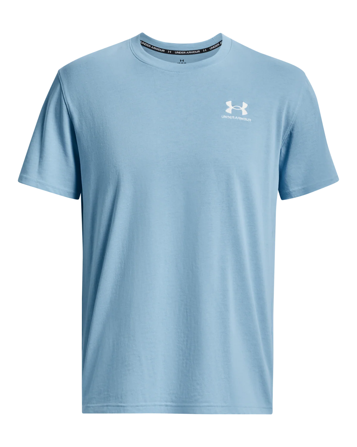 Men's UA Logo Embroidered Heavyweight Short Sleeve - Image 3