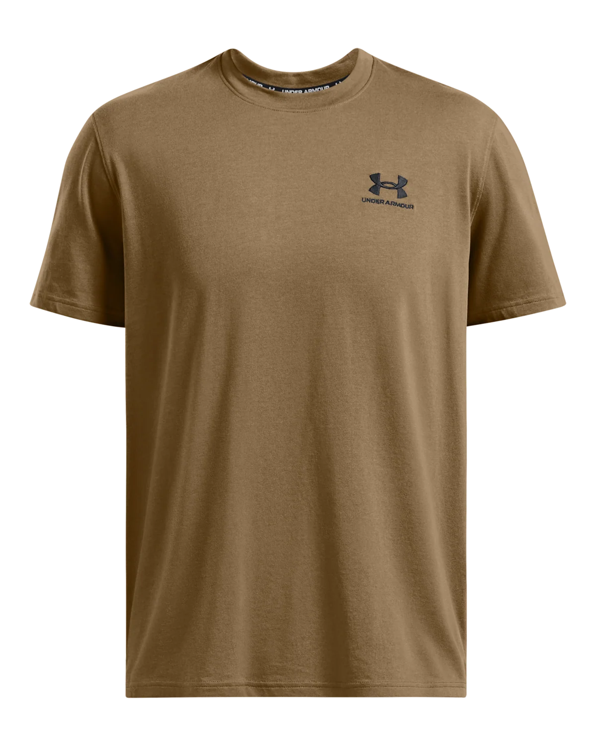 Men's UA Logo Embroidered Heavyweight Short Sleeve - Image 3
