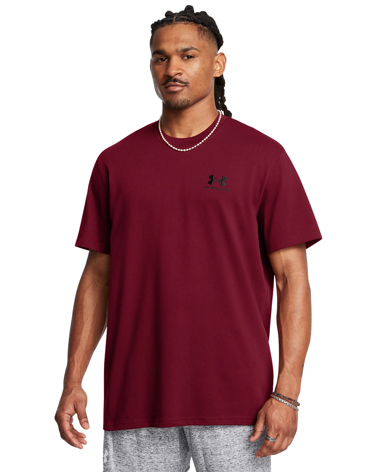 Men's UA Logo Embroidered Heavyweight Short Sleeve