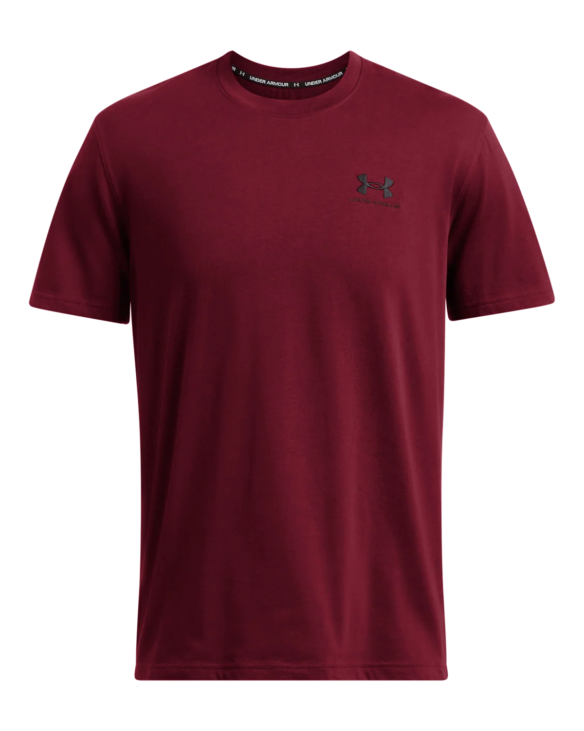 Men's UA Logo Embroidered Heavyweight Short Sleeve - Image 3