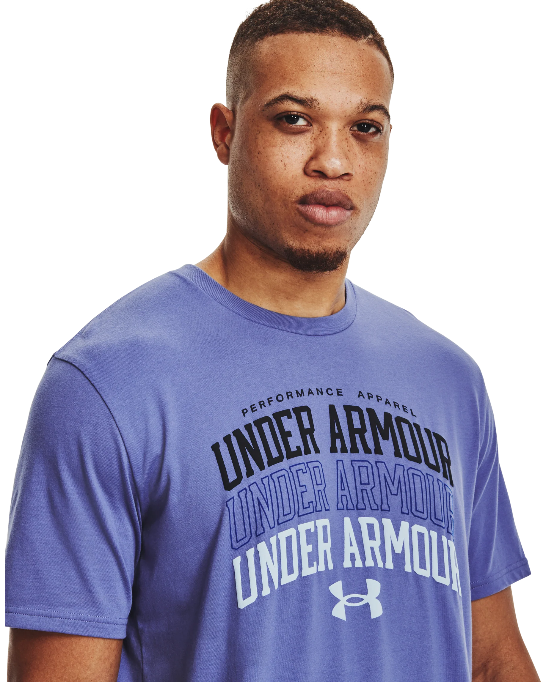 Men's UA Multi Color Collegiate Short Sleeve - Image 6