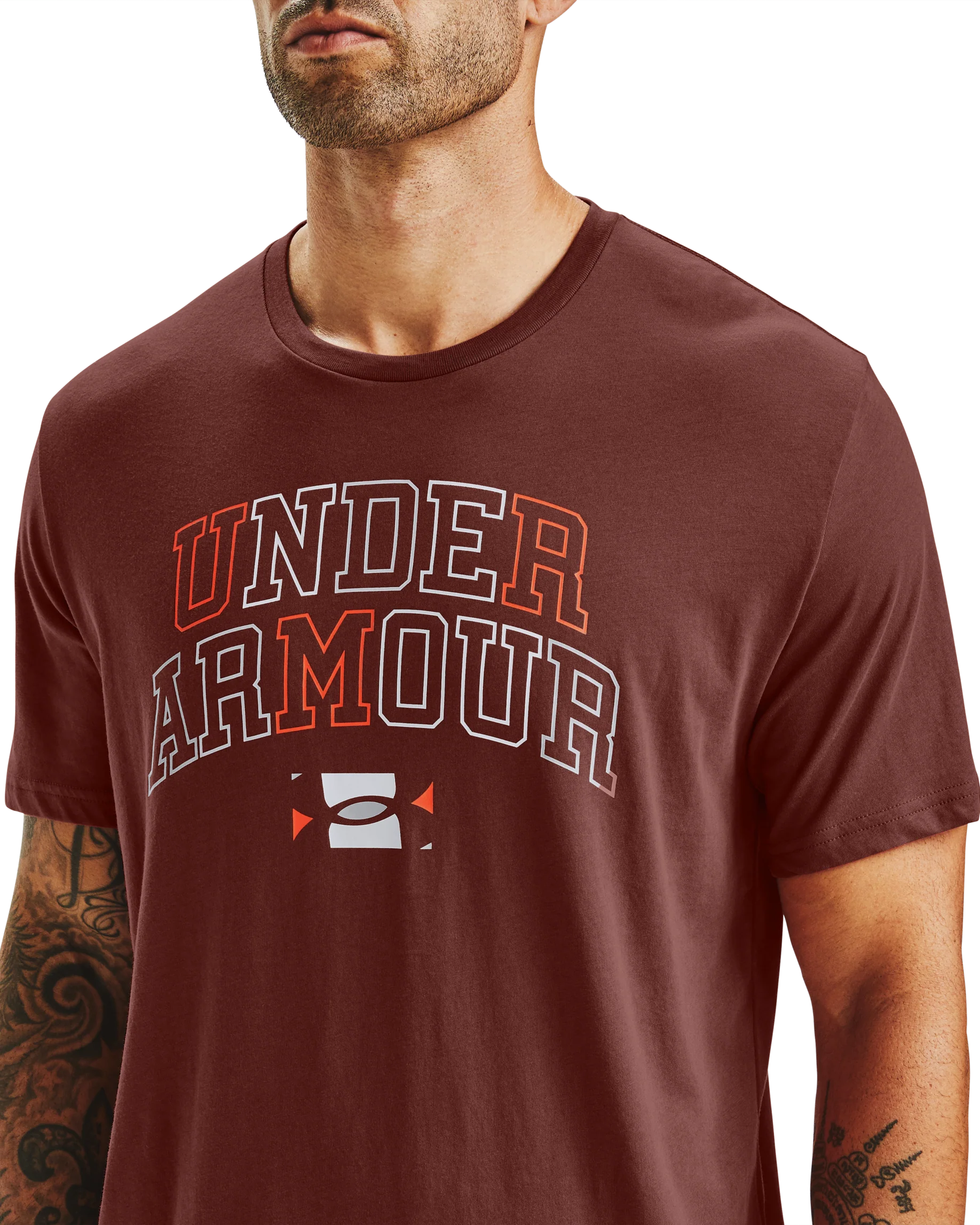 Men's UA Multicolor Collegiate Short Sleeve Shirt - Image 6