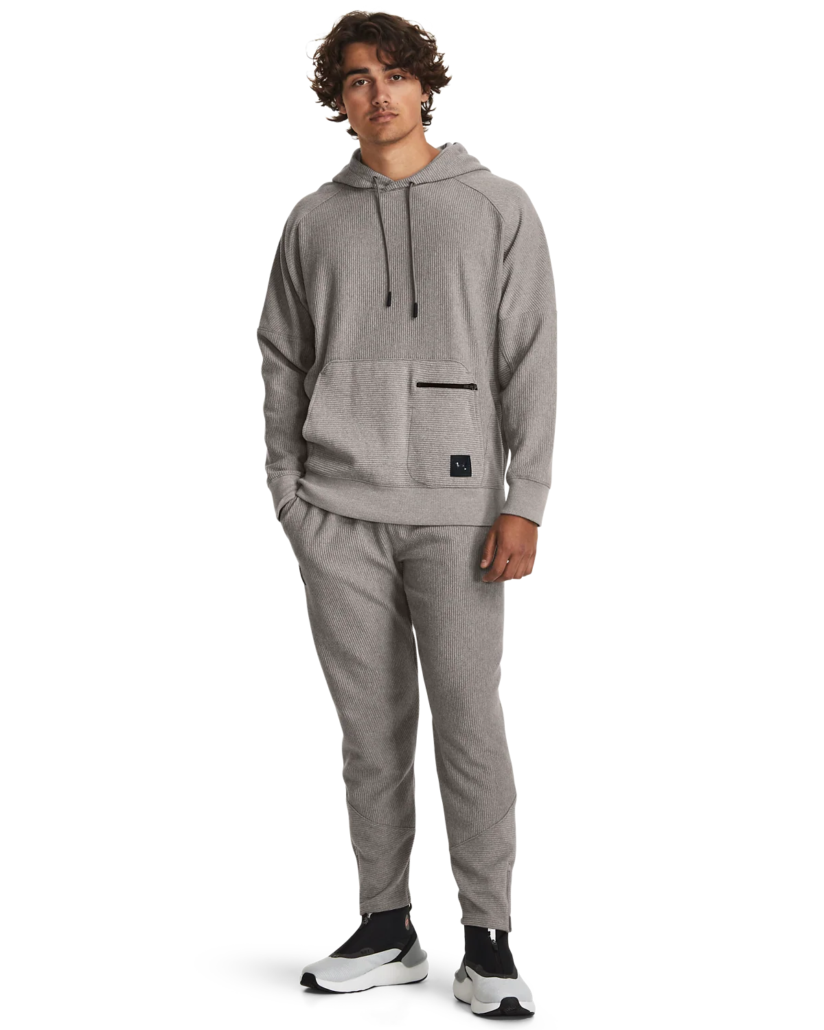 Men's UA Ottoman Fleece Hoodie - Image 4