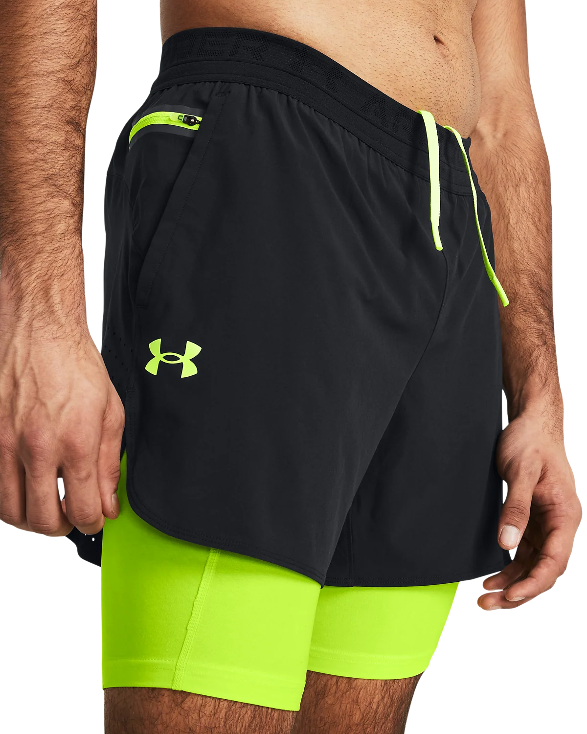 Men's UA Peak Woven 2-in-1 Shorts - Image 4