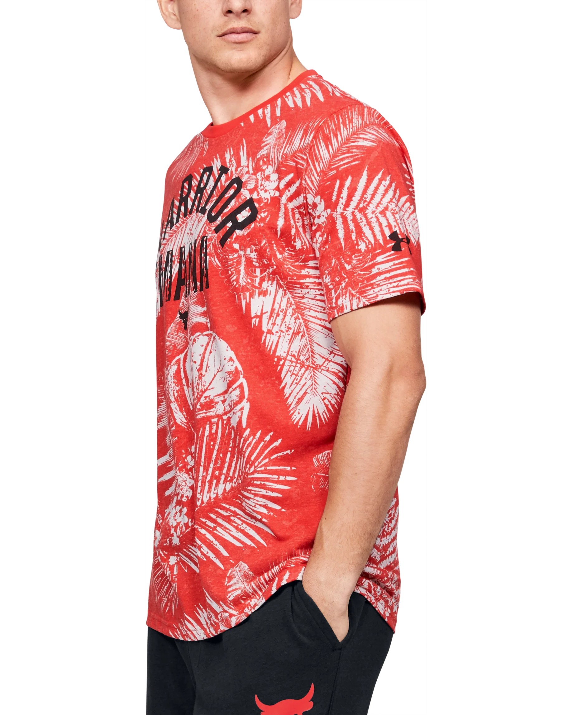 Men's Project Rock Aloha Camo Short Sleeve - Image 6