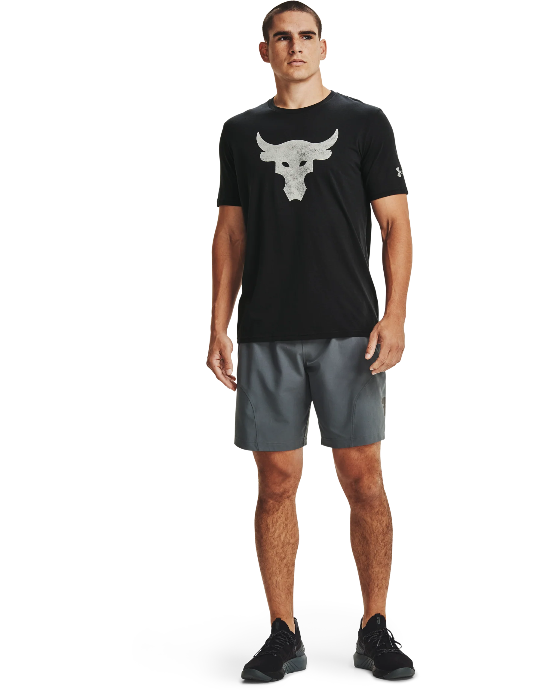 Men's Project Rock Brahma Bull Logo Short Sleeve - Image 3