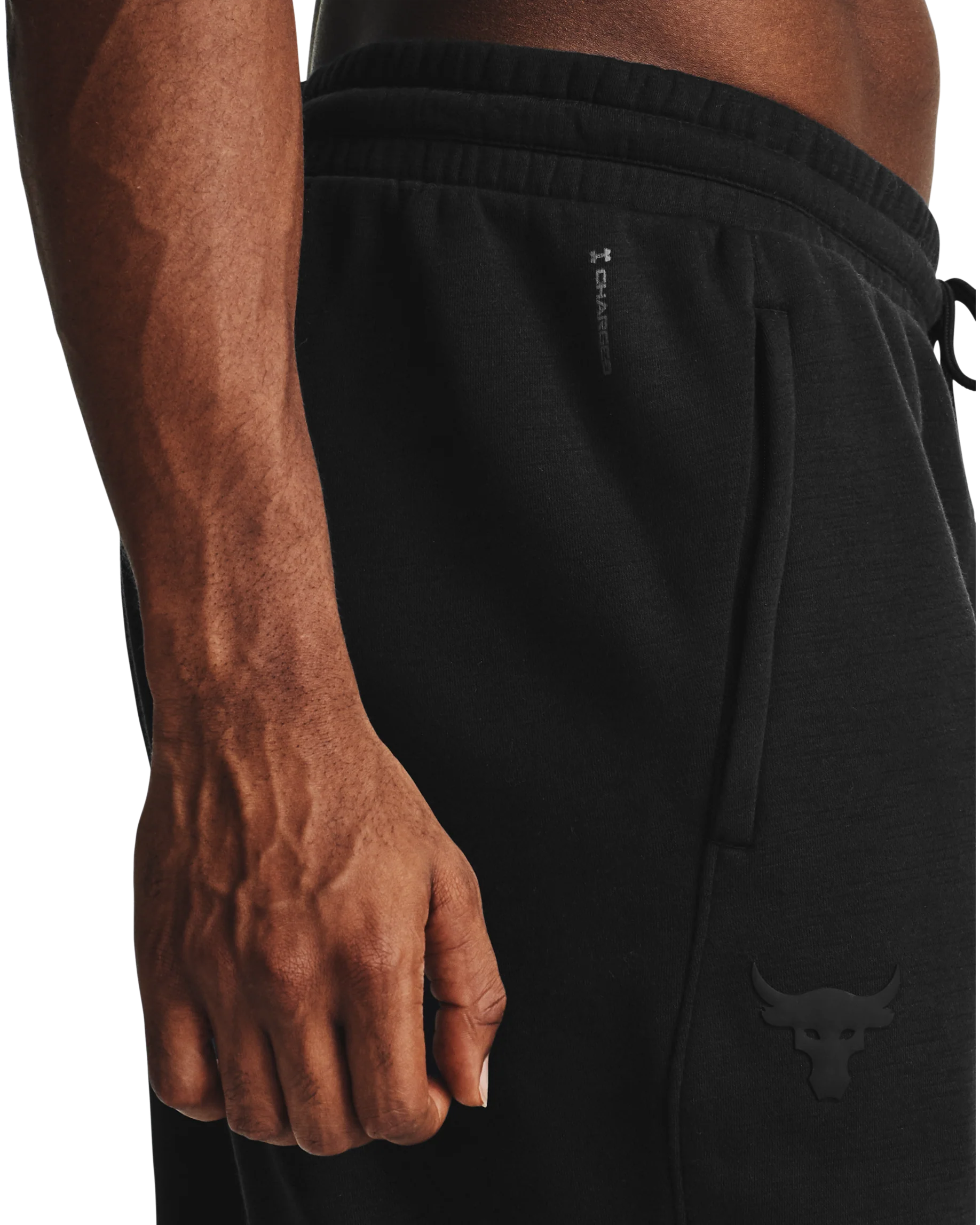 Men's UA Project Rock Charged Cotton® Fleece Pants - Image 5