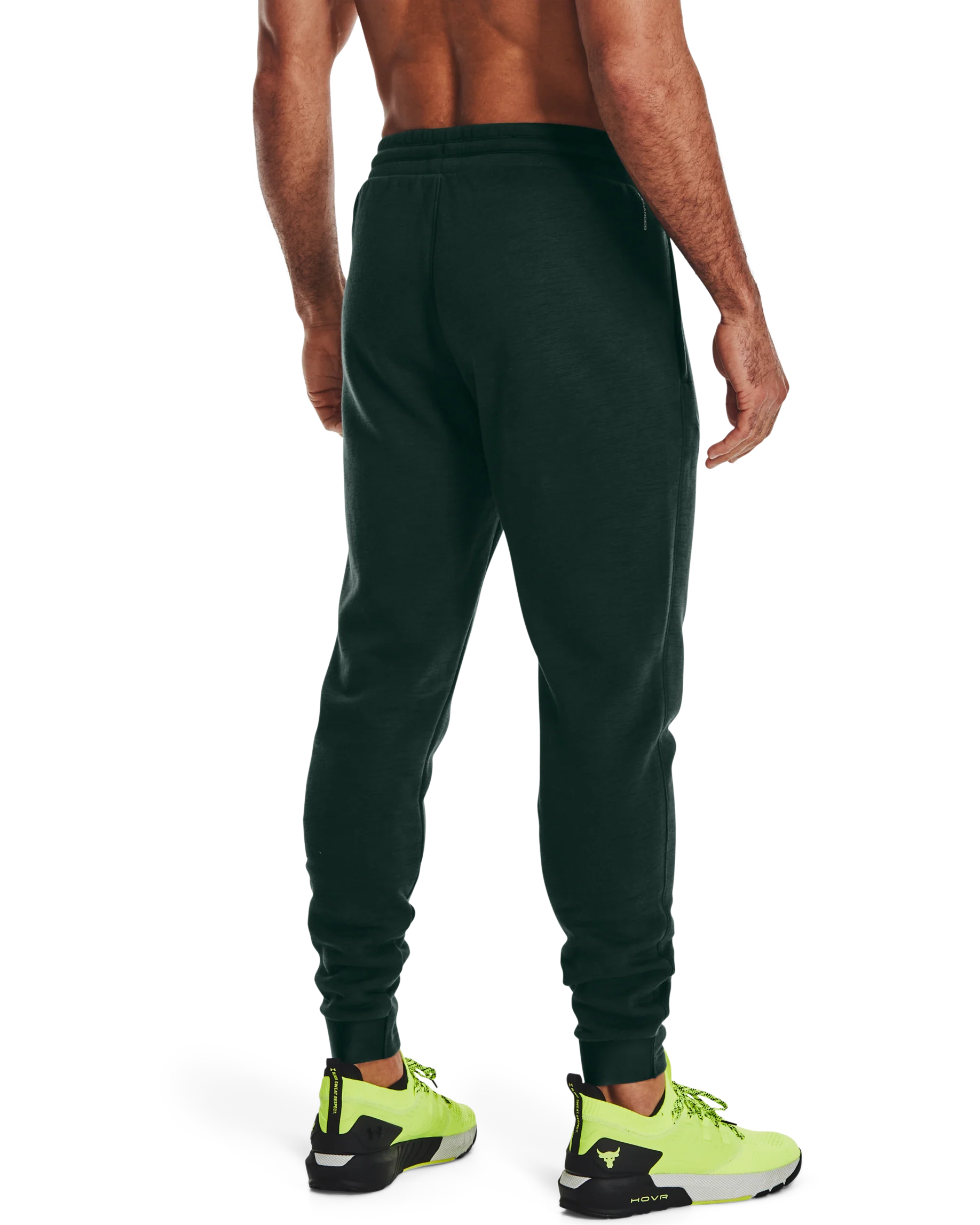 Men's UA Project Rock Charged Cotton® Fleece Pants - Image 2
