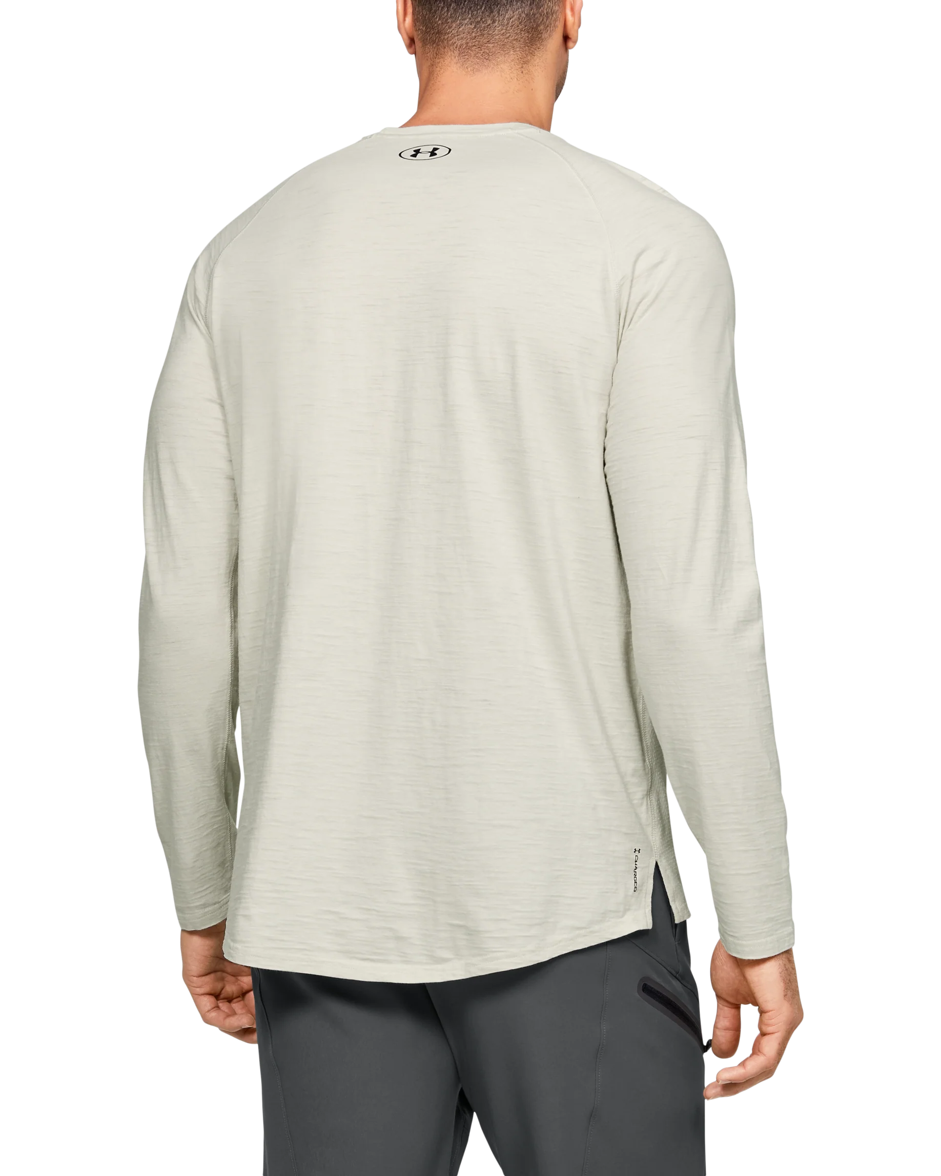 Men's Project Rock Charged Cotton® Long Sleeve - Image 2