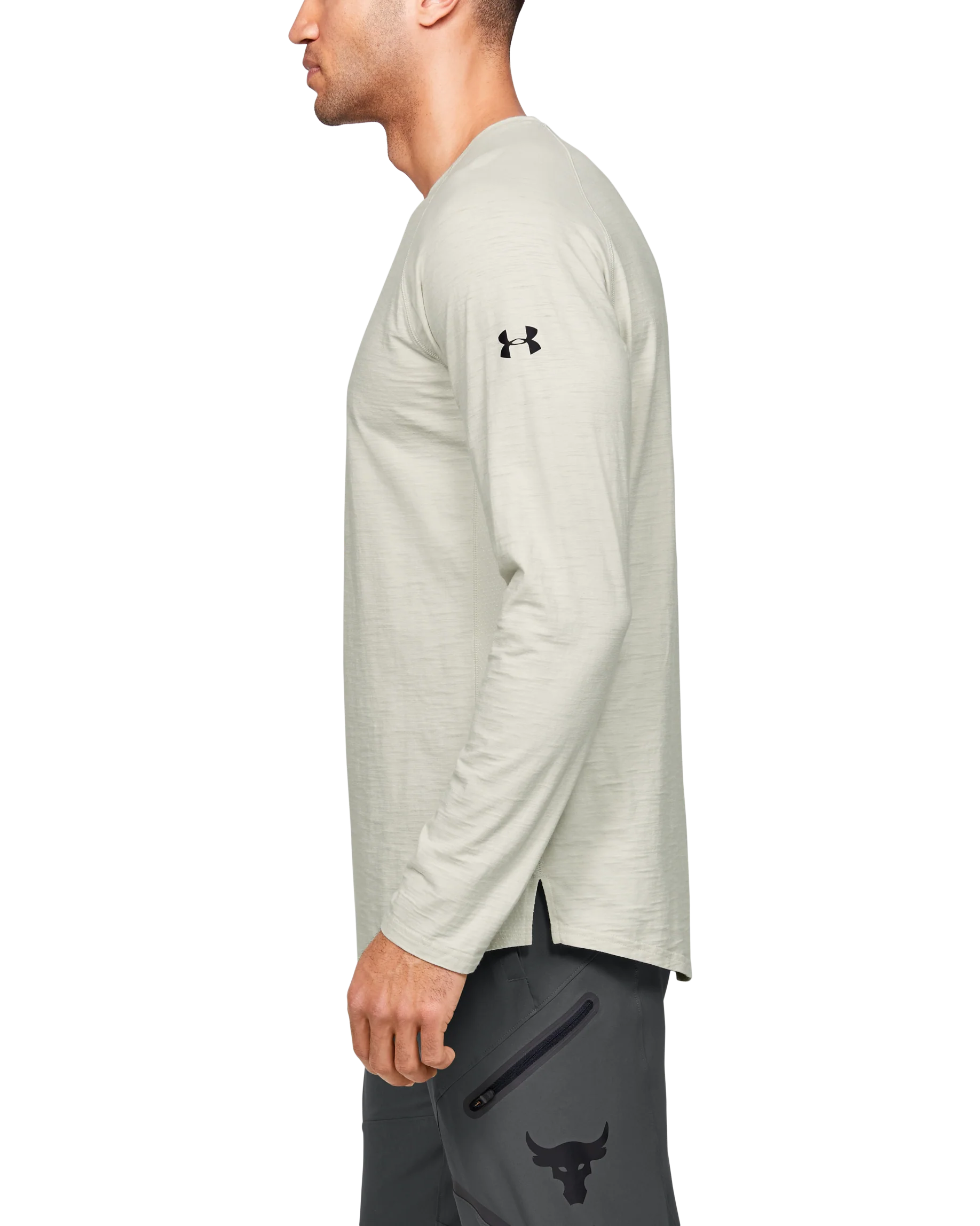 Men's Project Rock Charged Cotton® Long Sleeve - Image 6