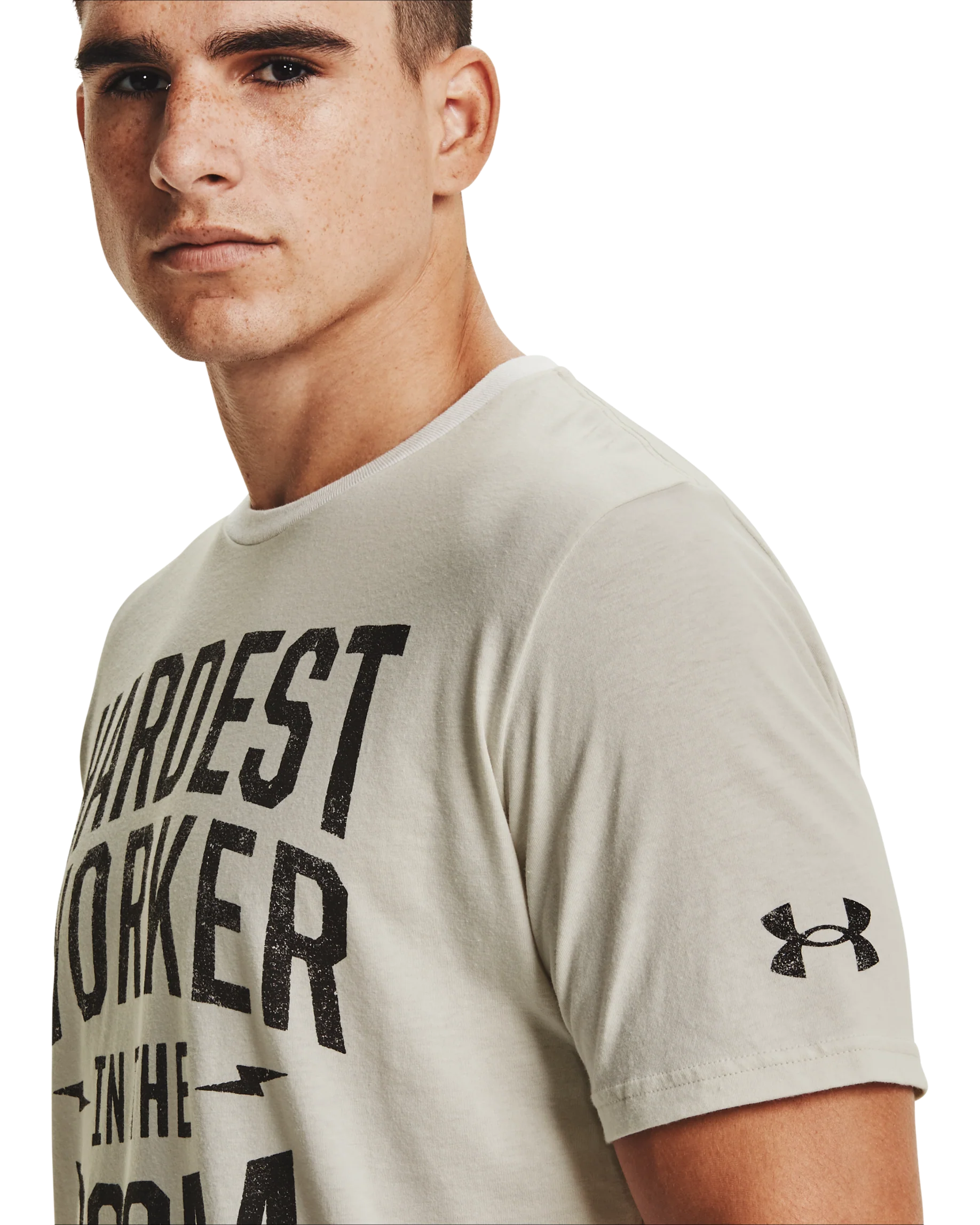 Men's Project Rock Hardest Worker Short Sleeve - Image 6