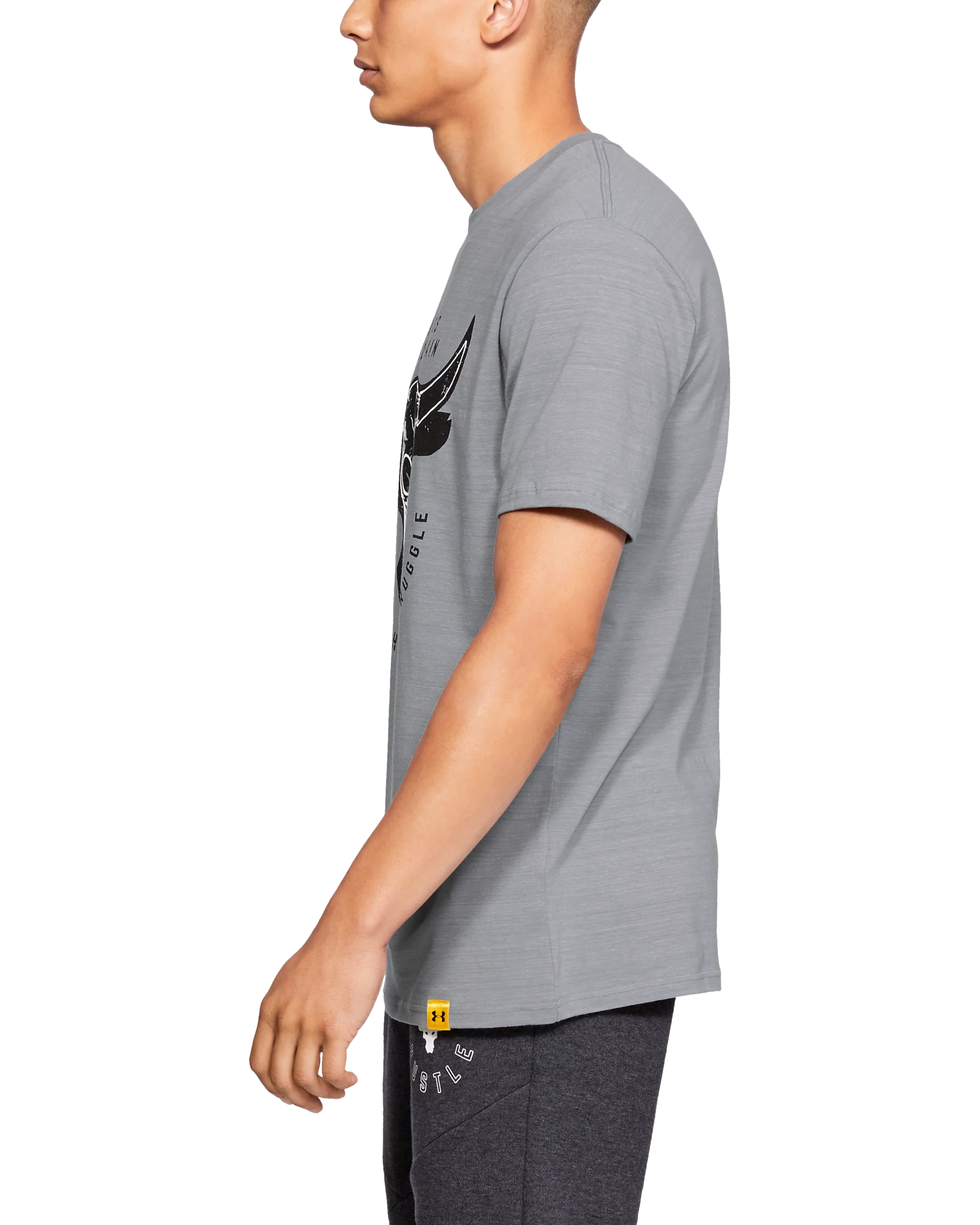 Men's UA Project Rock Progress Through Pain Short Sleeve Shirt - Image 6