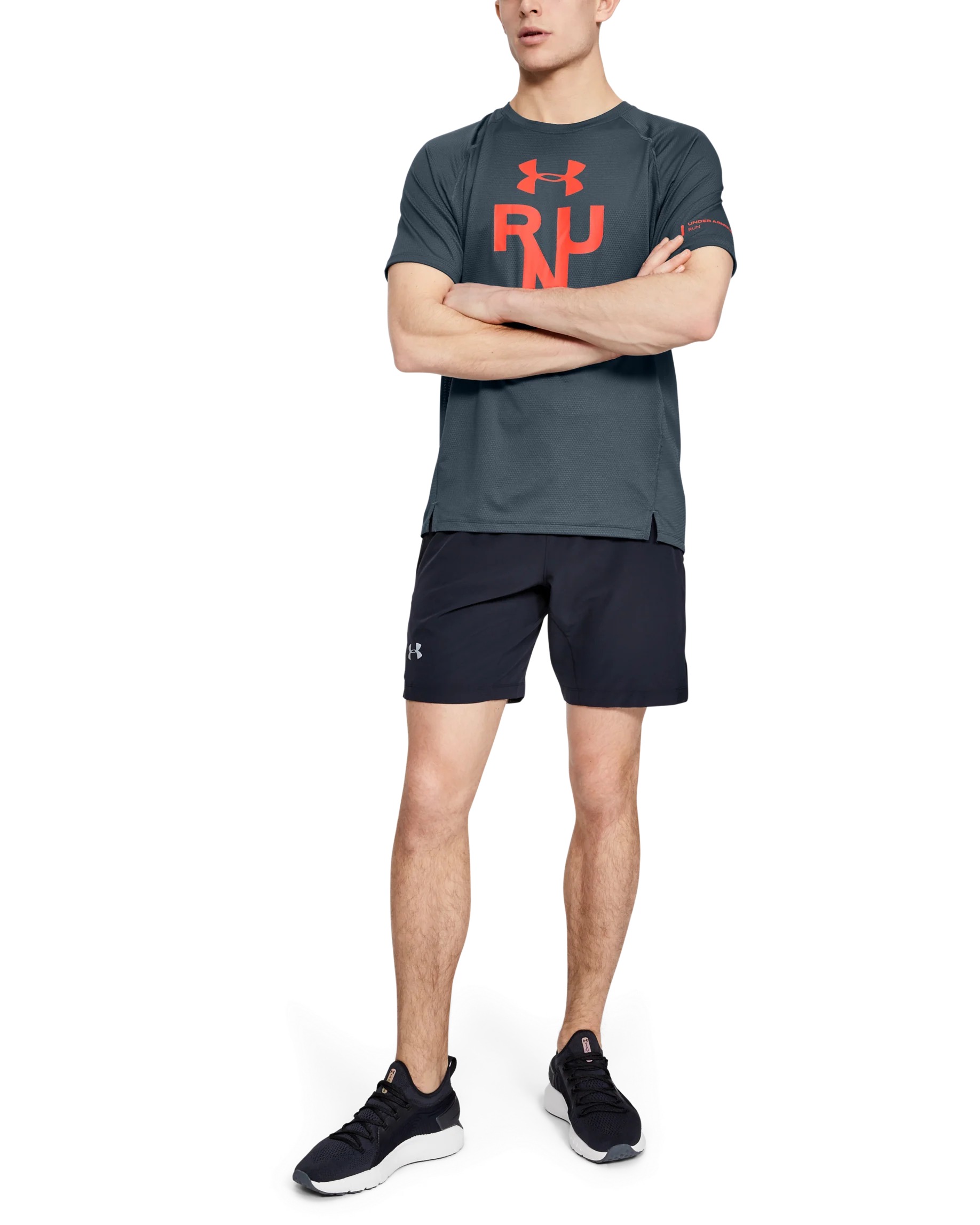 Men's UA Qualifier Glare Short Sleeve - Image 5