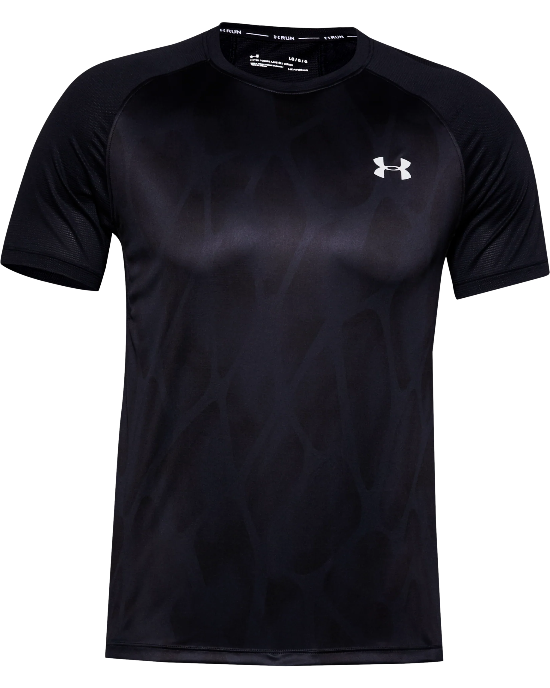 Men's UA Qualifier Iso-Chill Printed Run Short Sleeve - Image 9