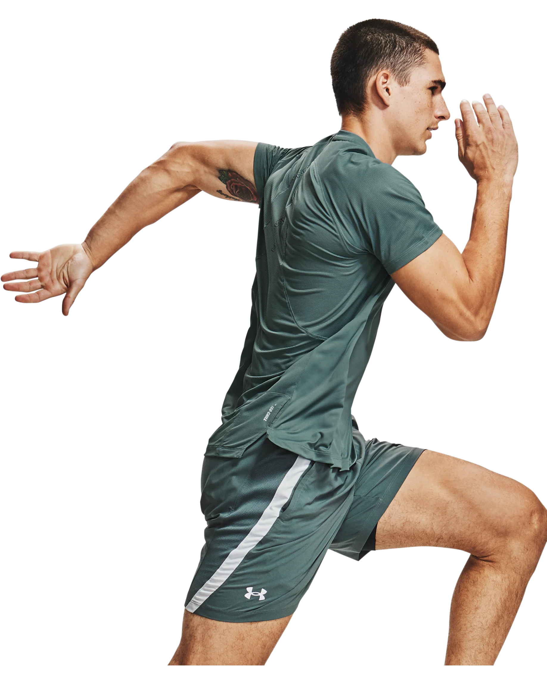 Men's UA Qualifier Iso-Chill Run Short Sleeve - Image 3