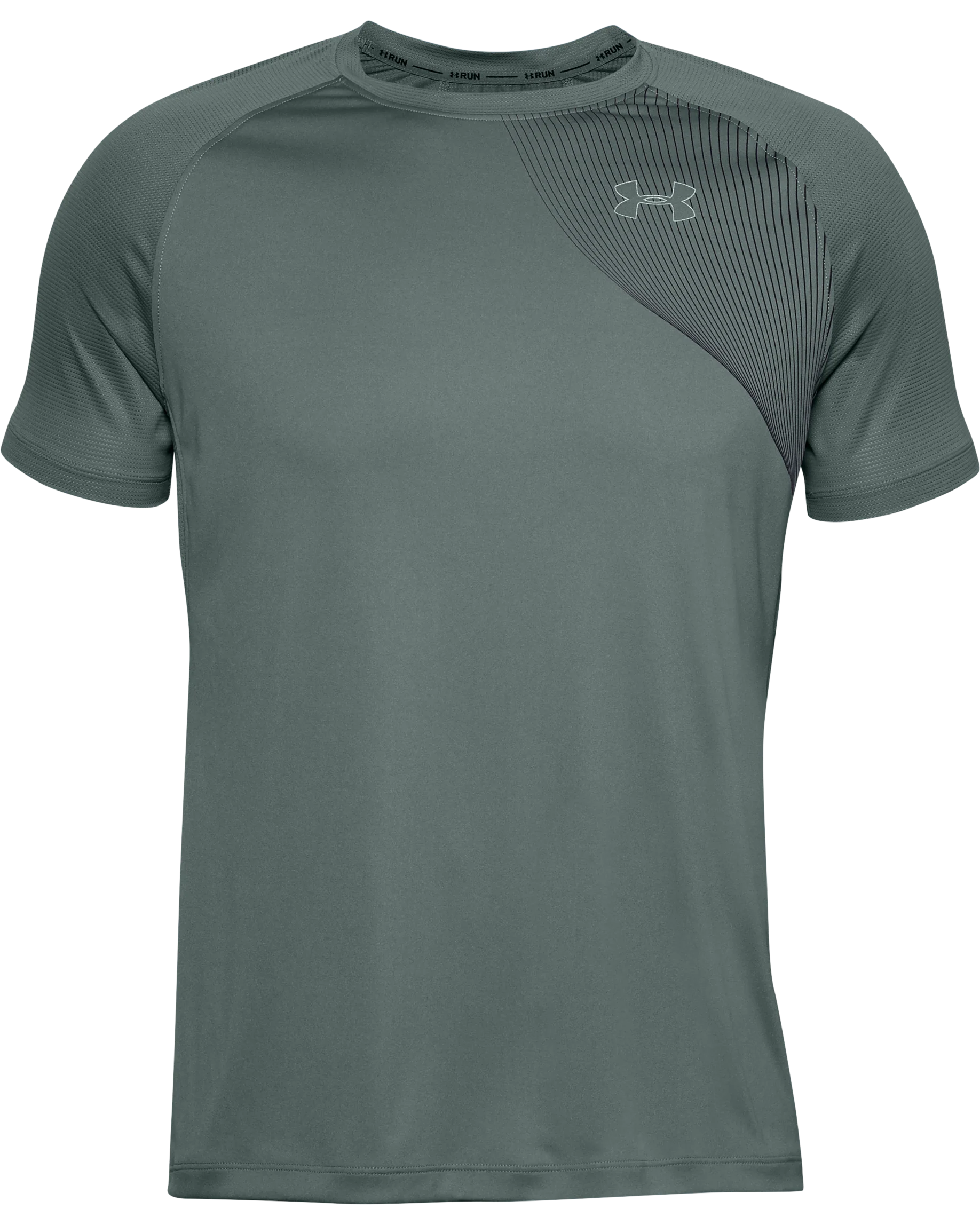 Men's UA Qualifier Iso-Chill Run Short Sleeve - Image 4