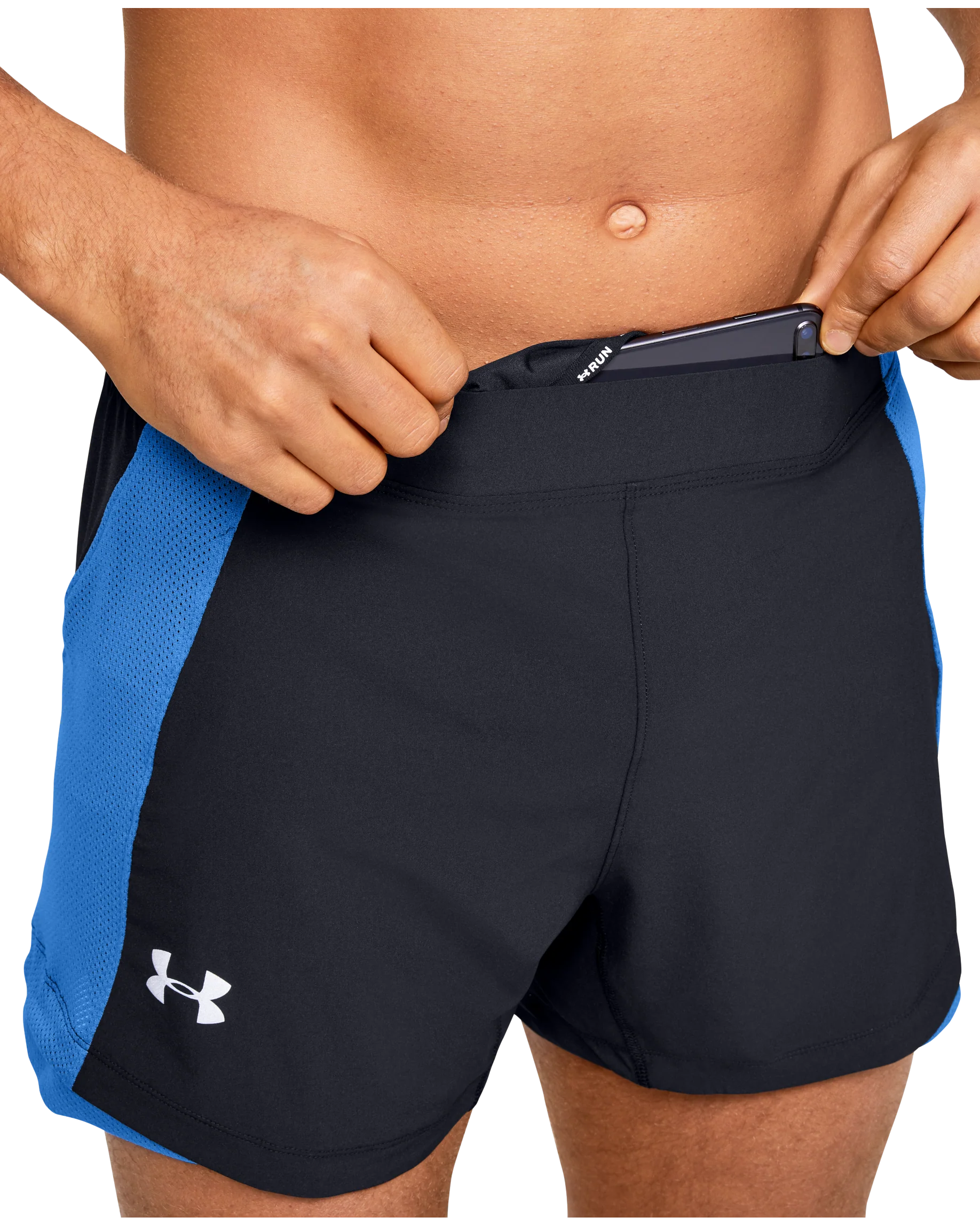 Men's UA Qualifier Speedpocket 5'' Shorts - Image 9