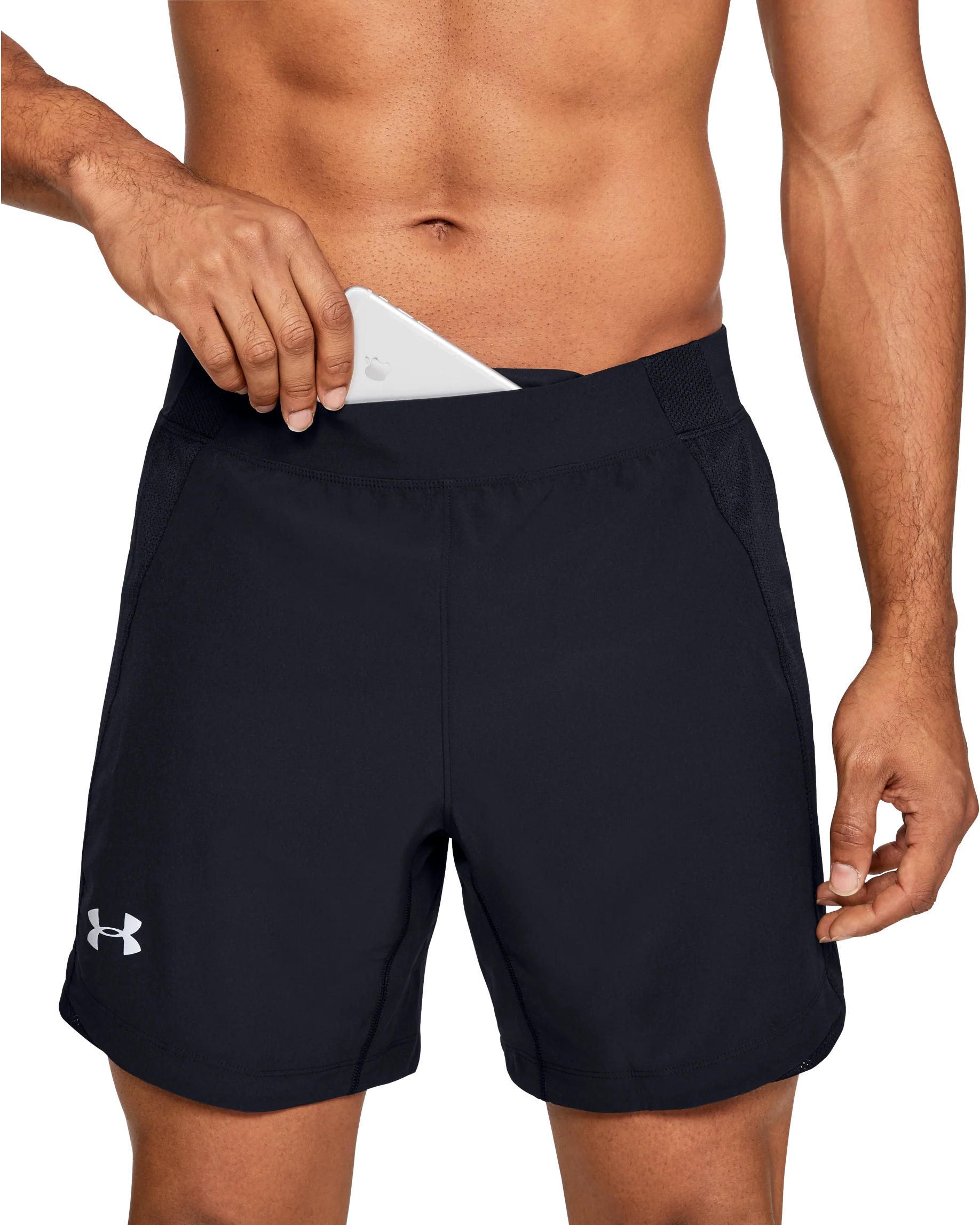 Men's UA Qualifier Speedpocket 7'' Shorts - Image 8