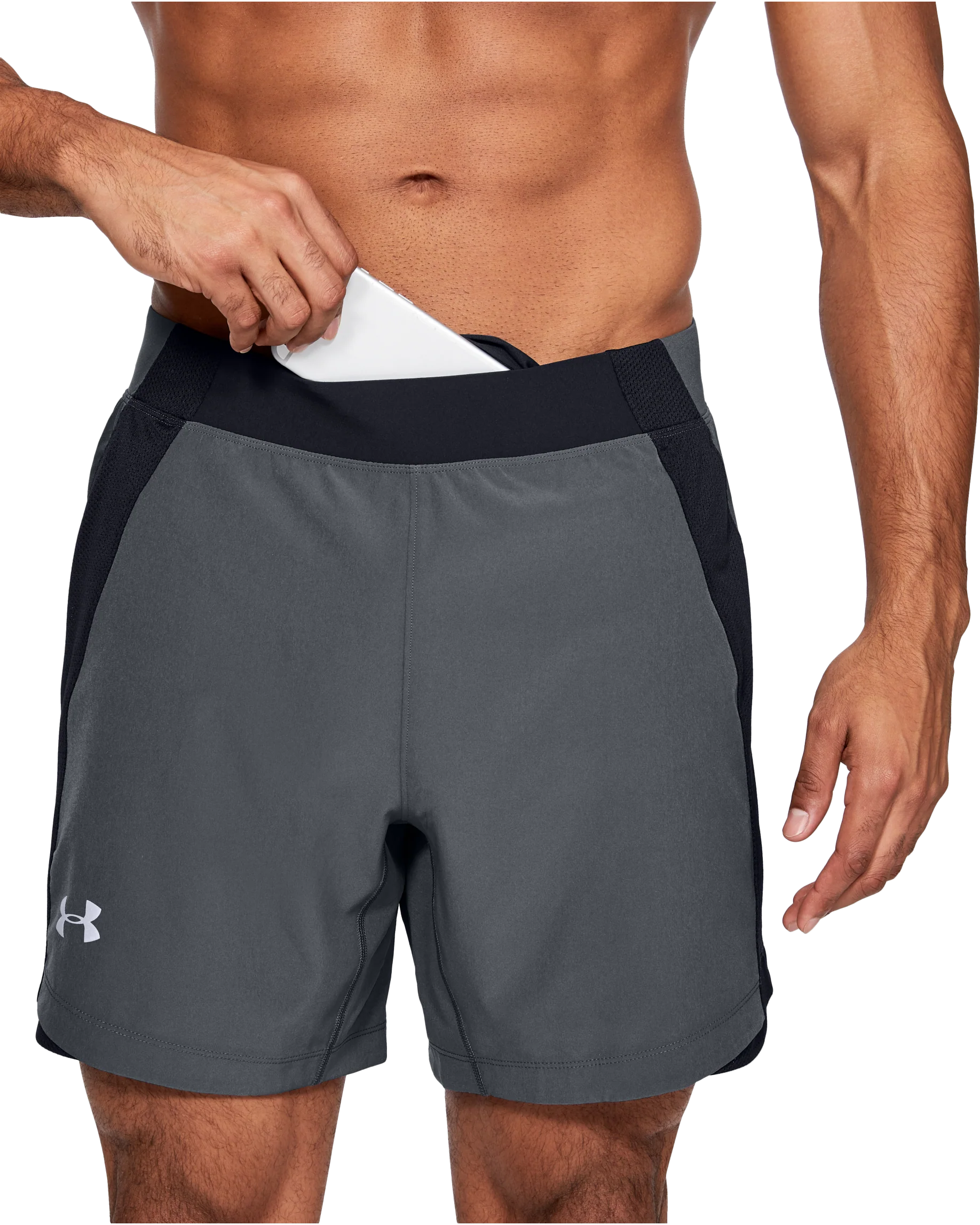 Men's UA Qualifier Speedpocket 7'' Shorts - Image 6