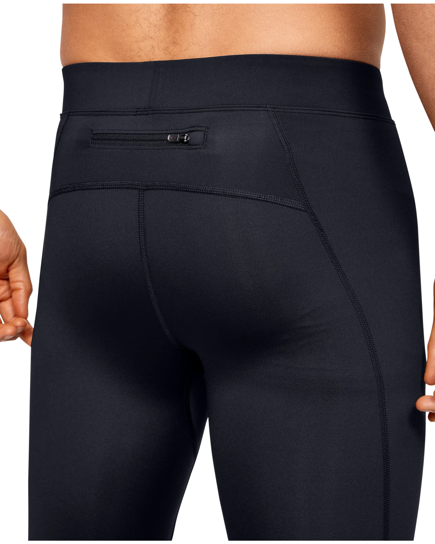 Men's UA Qualifier Speedpocket Perforated Tights - Image 6