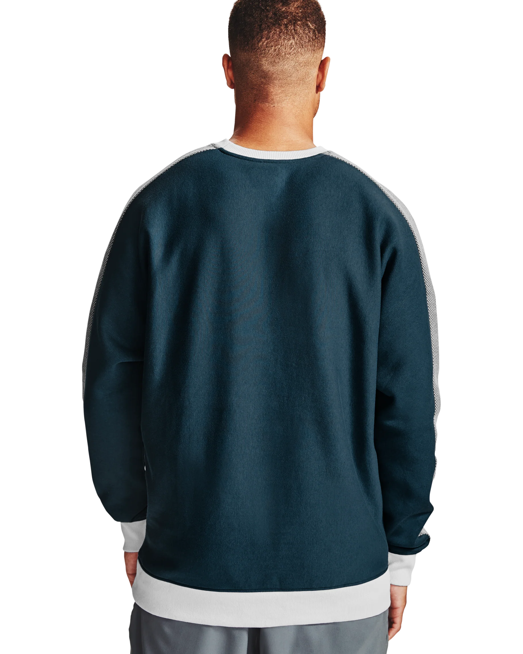 Men's UA Rival Fleece AMP Crew - Image 2